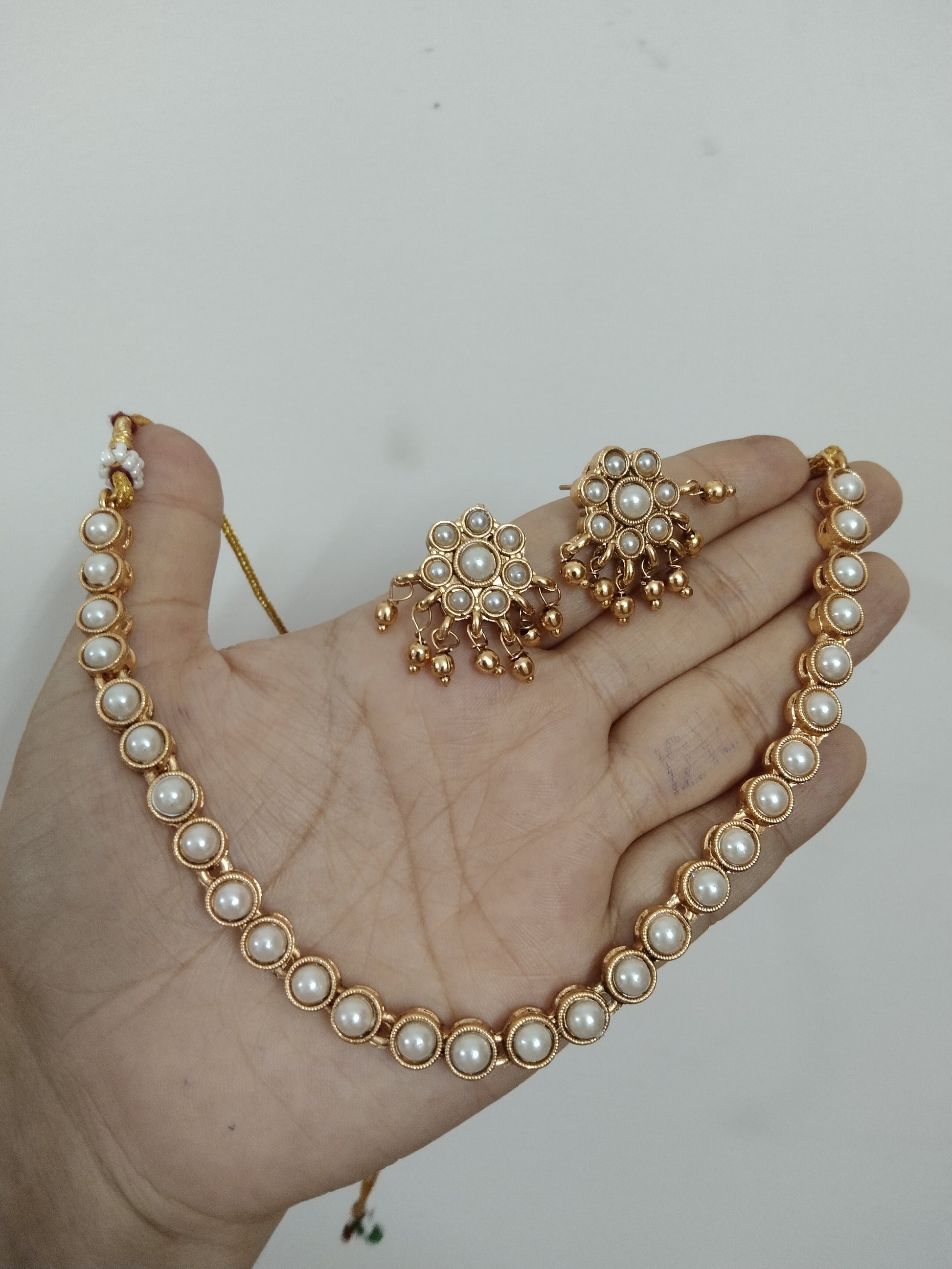 Pearl Necklace Set