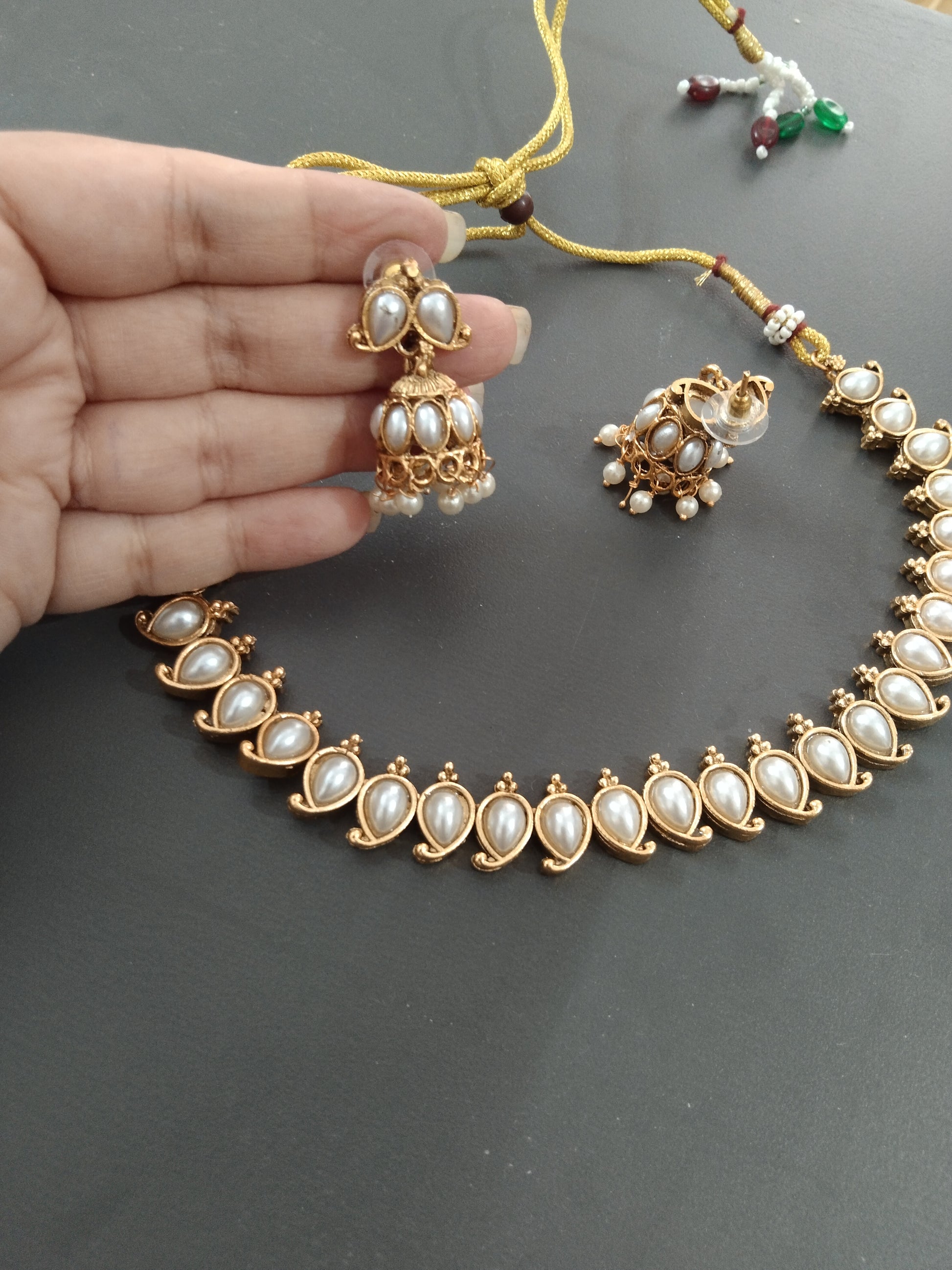 Pearl Mango Necklace