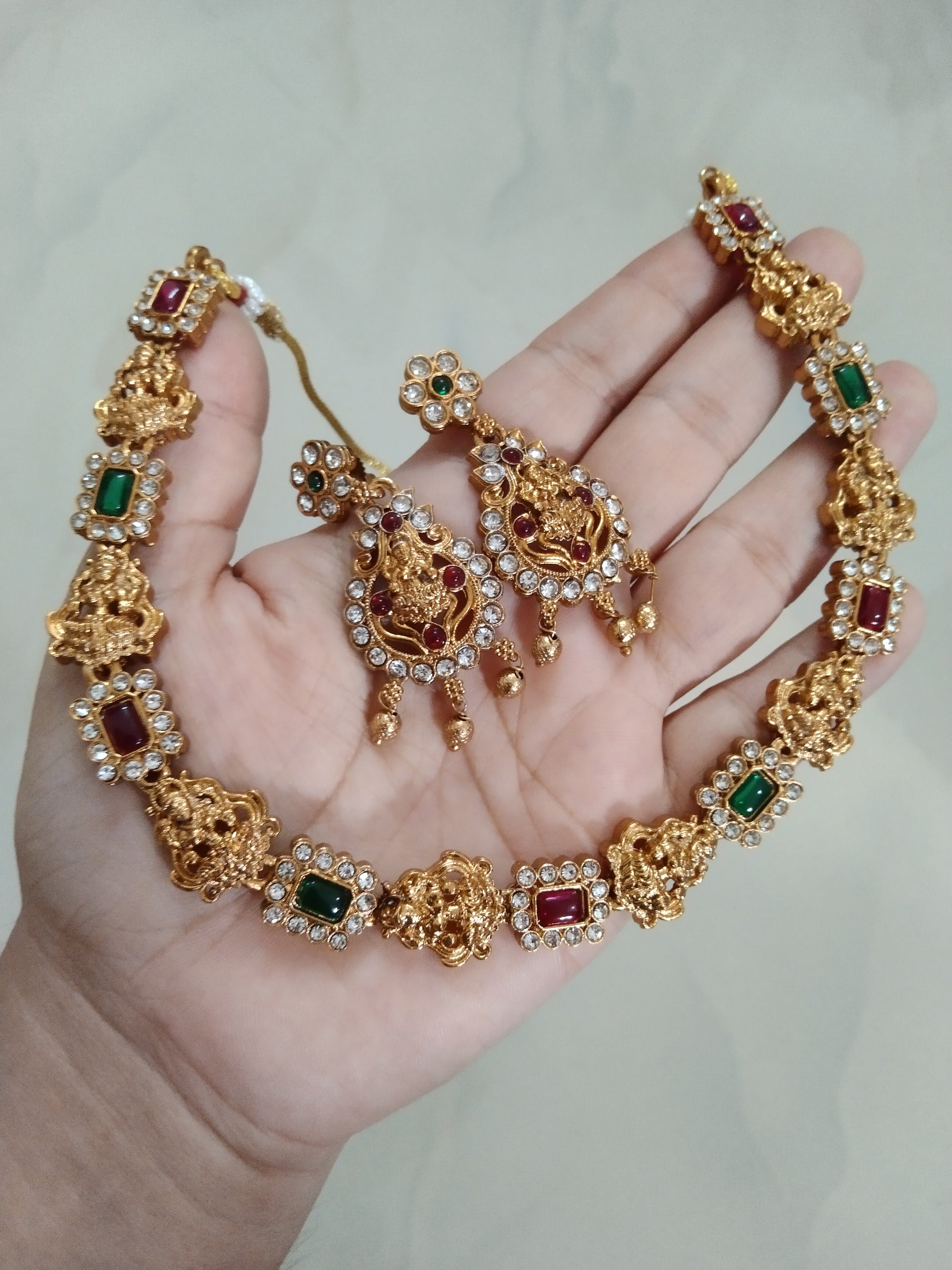 Lakshmi Square Necklace