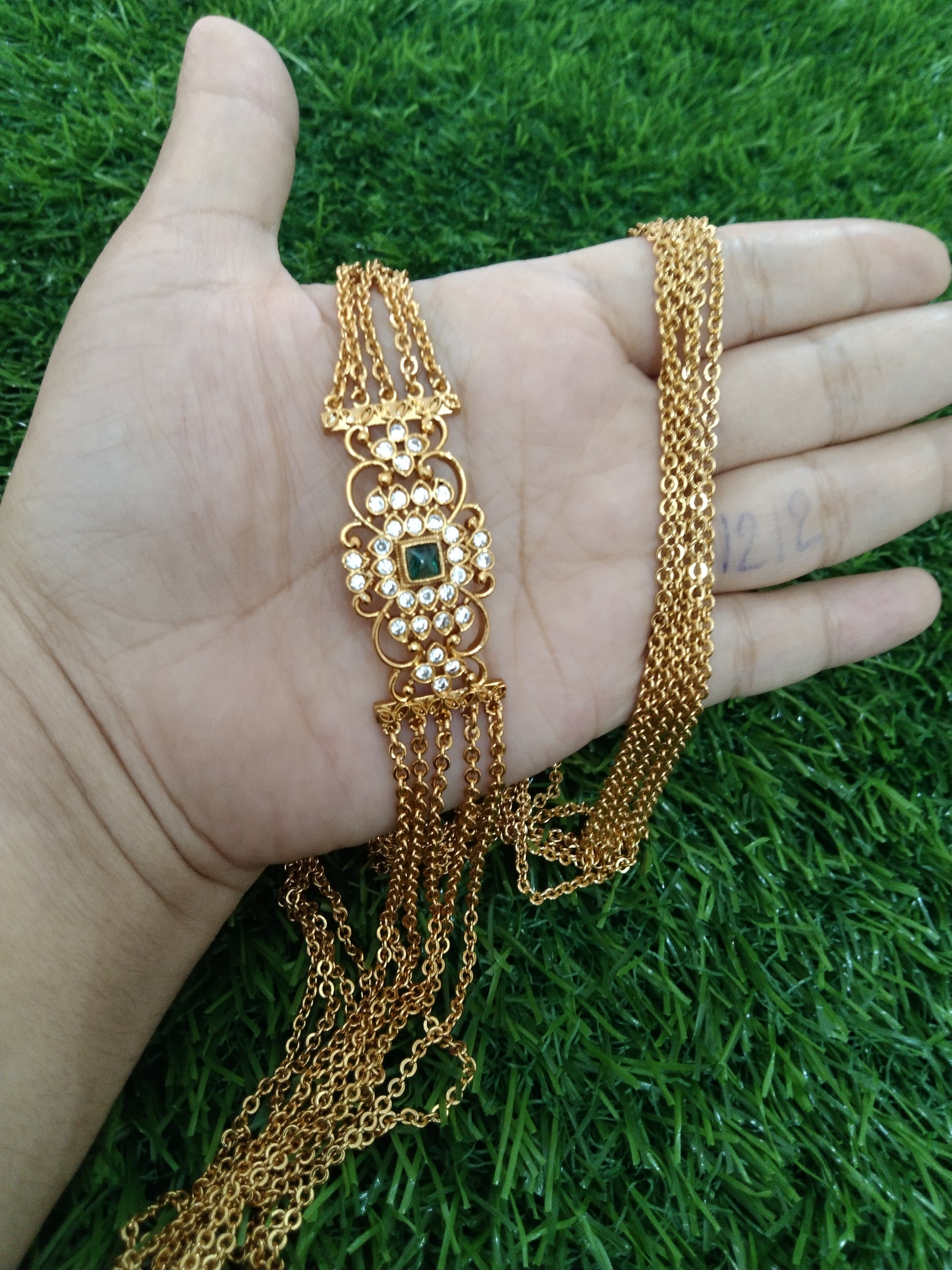 Chandra haram Necklace Set V2