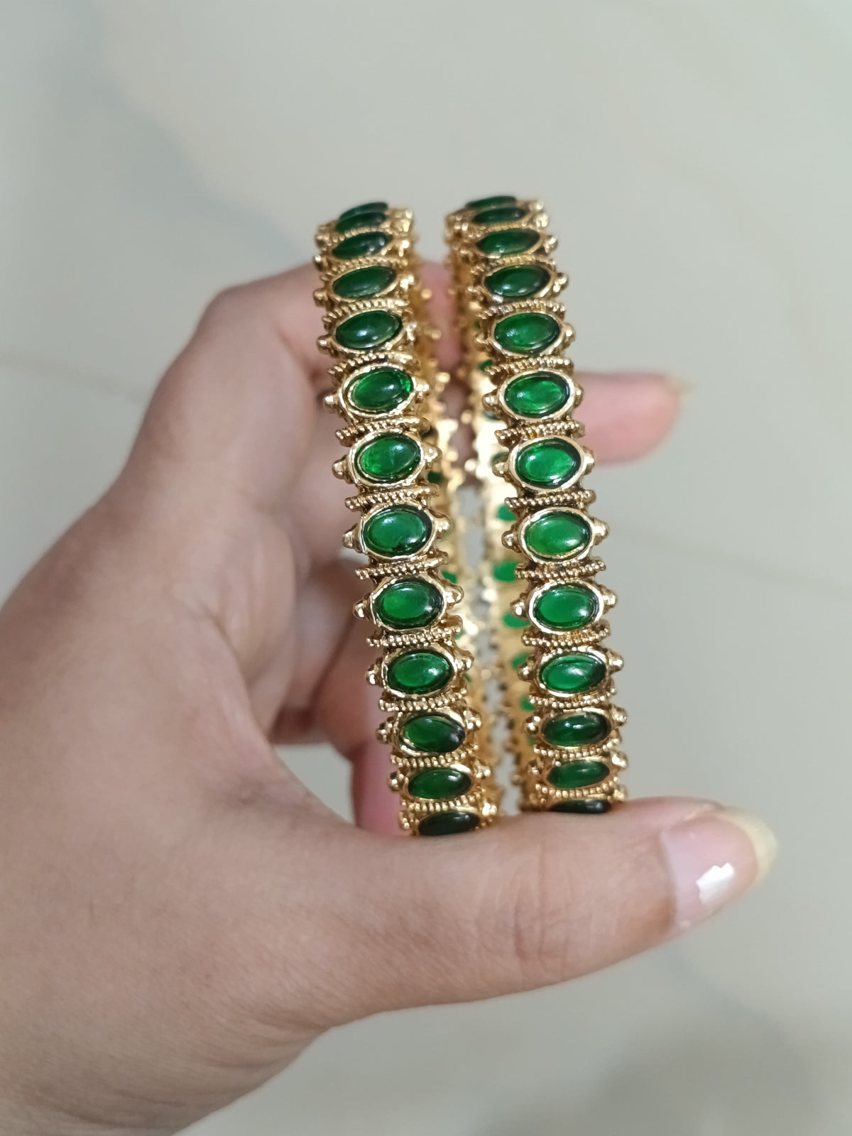 Kemp Stone Bangles of 2 V267