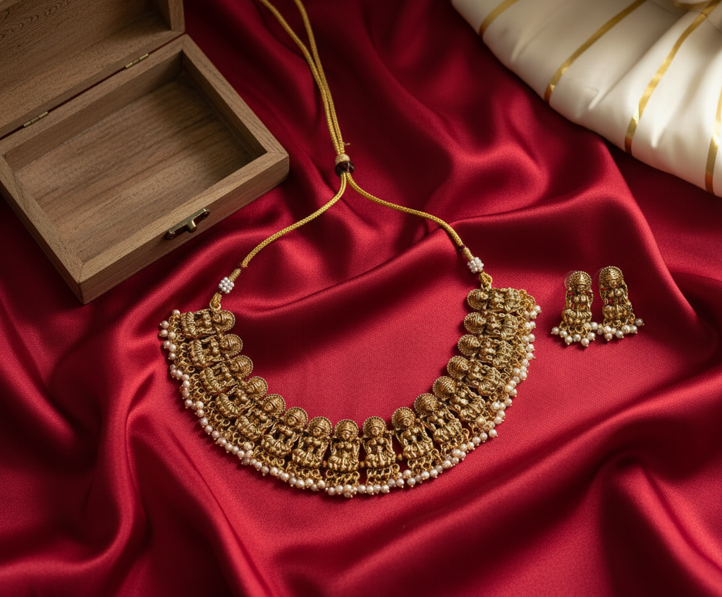 Lakshmi Guttapusalu Necklace