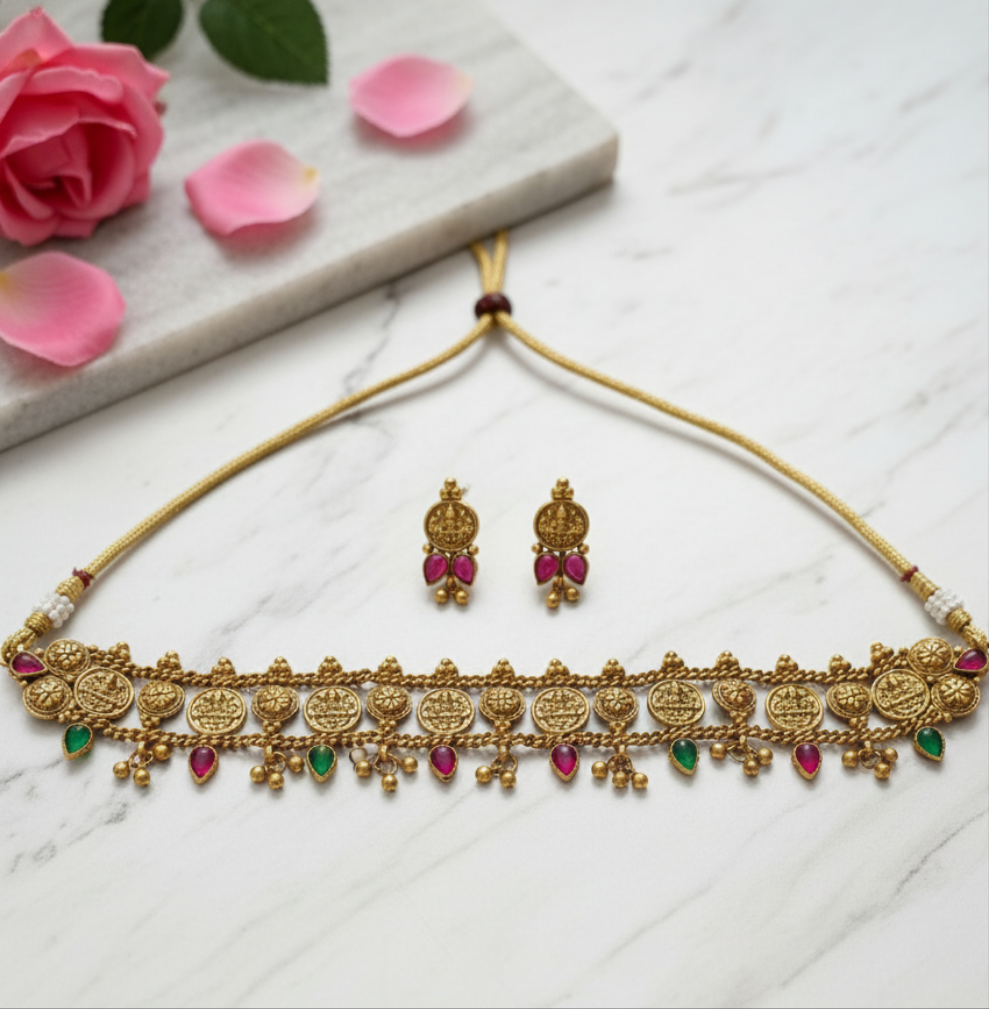Lakshmi Coin Choker