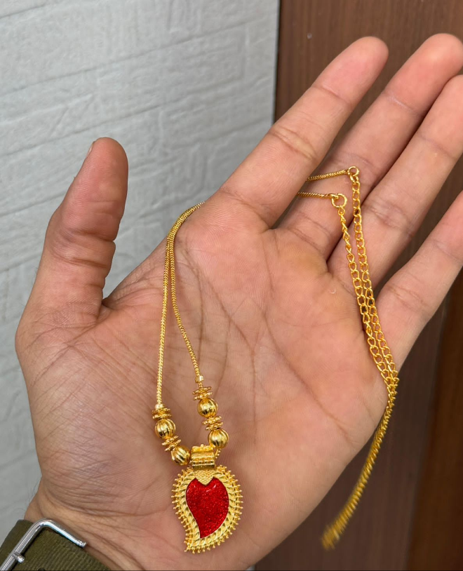 Micro Polish Mango Palakka Necklace without Earring V1