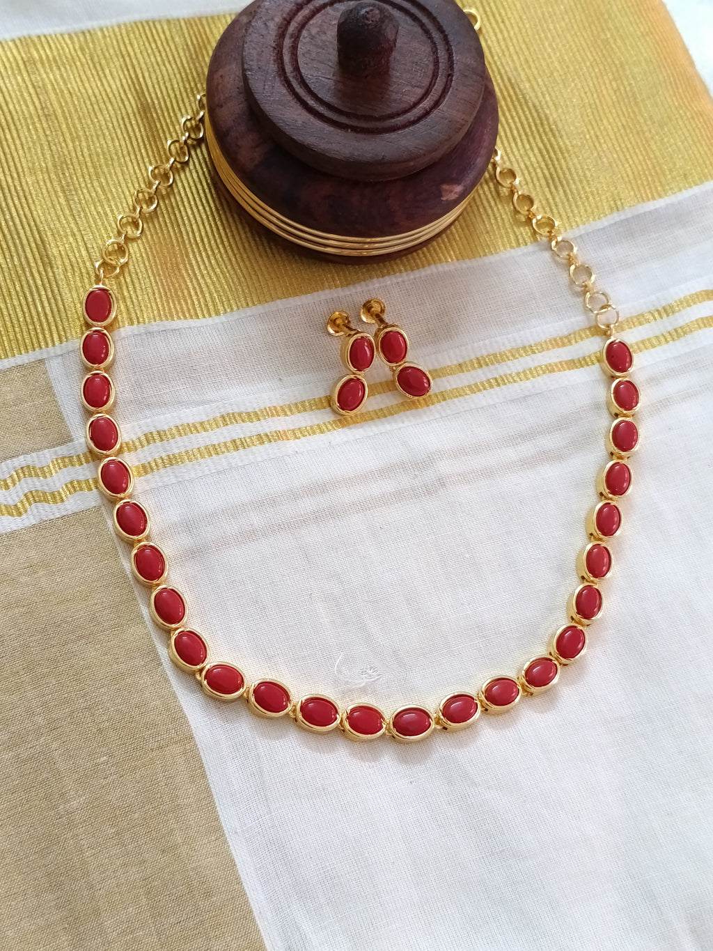 Micro Polish Coral Necklace Set V2