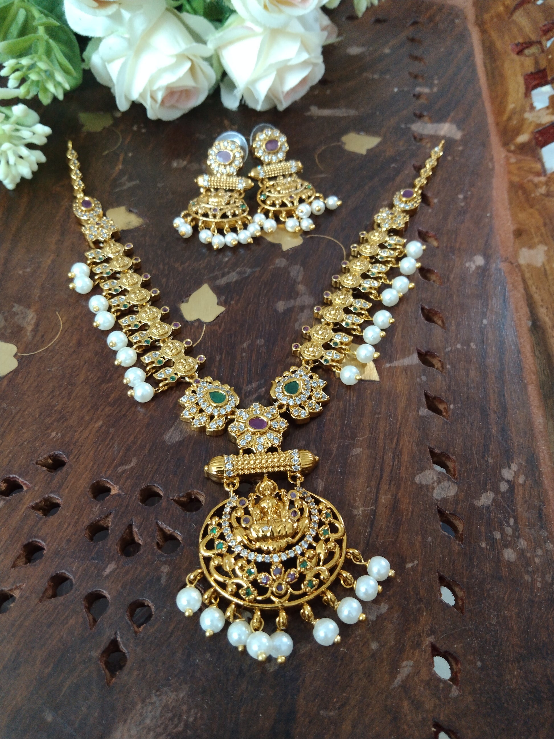 Lakshmi Necklace Set V4