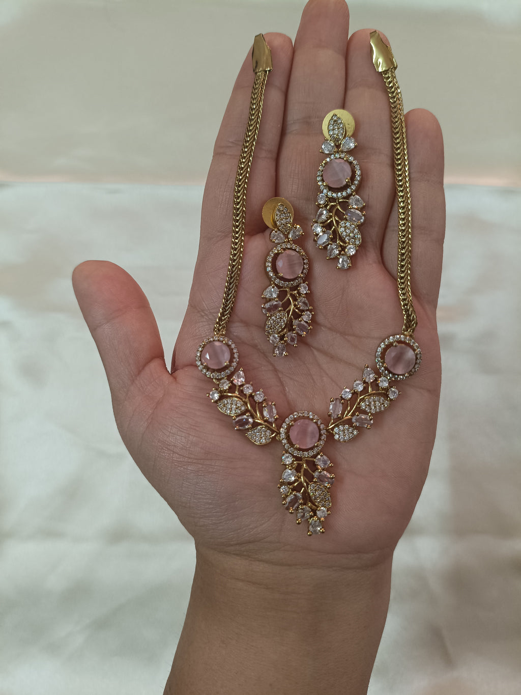AD Flower Necklace Set V46