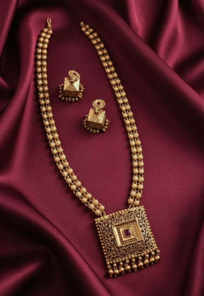 Non Idol Long Necklace Set V2