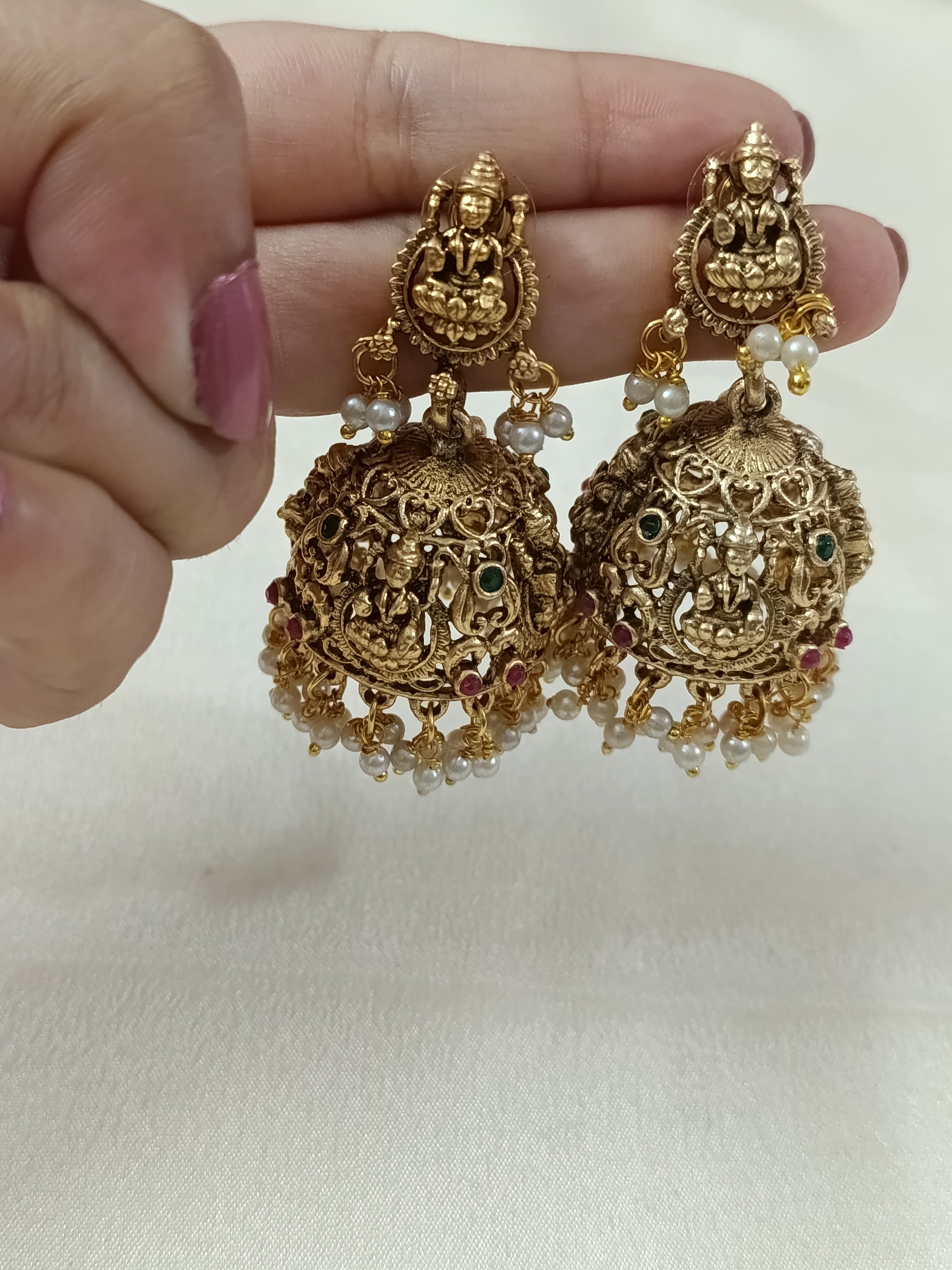 Celebrity Inspired Lakshmi Jhumka