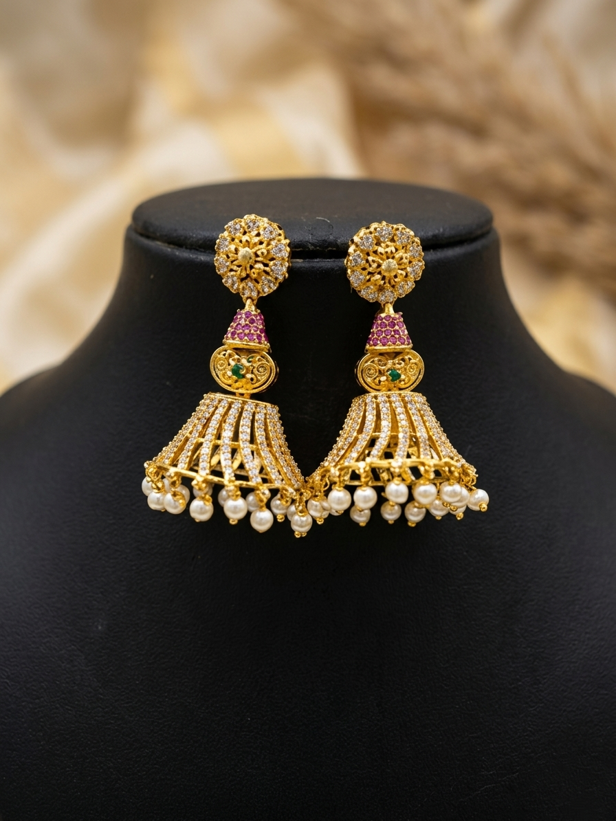 AD Jhumka Earring V3