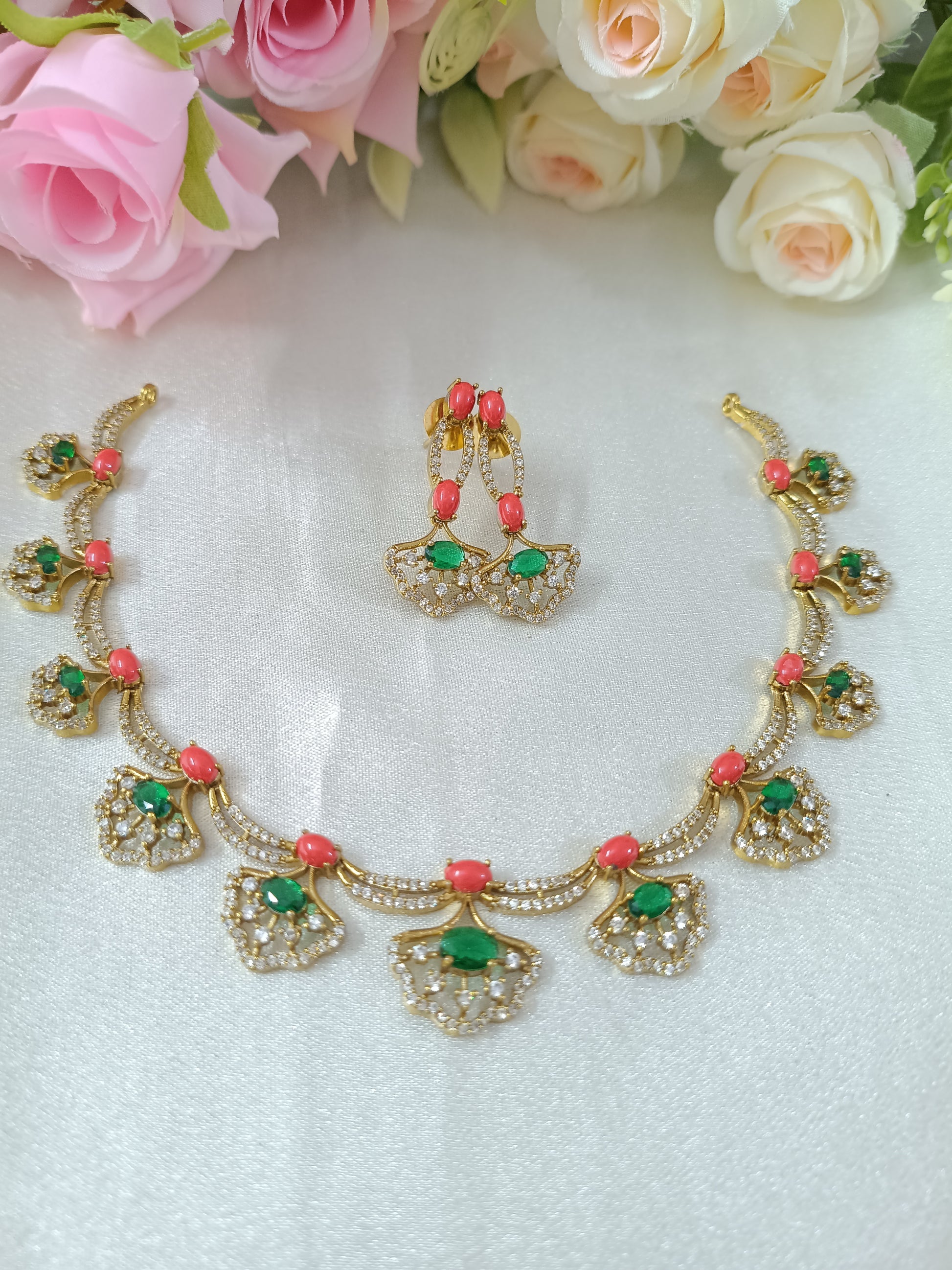 AD Coral Necklace Set V2