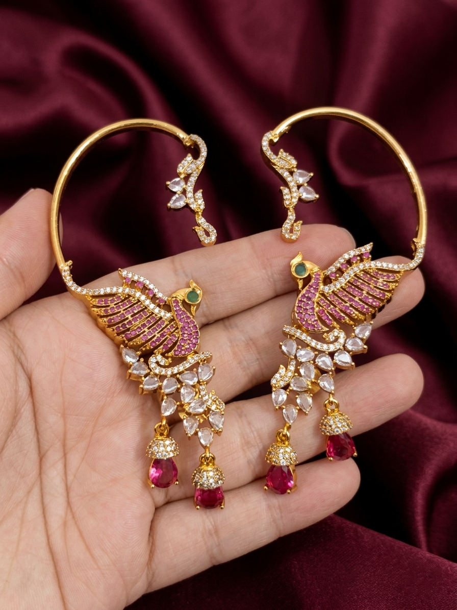 AD Peacock Earring