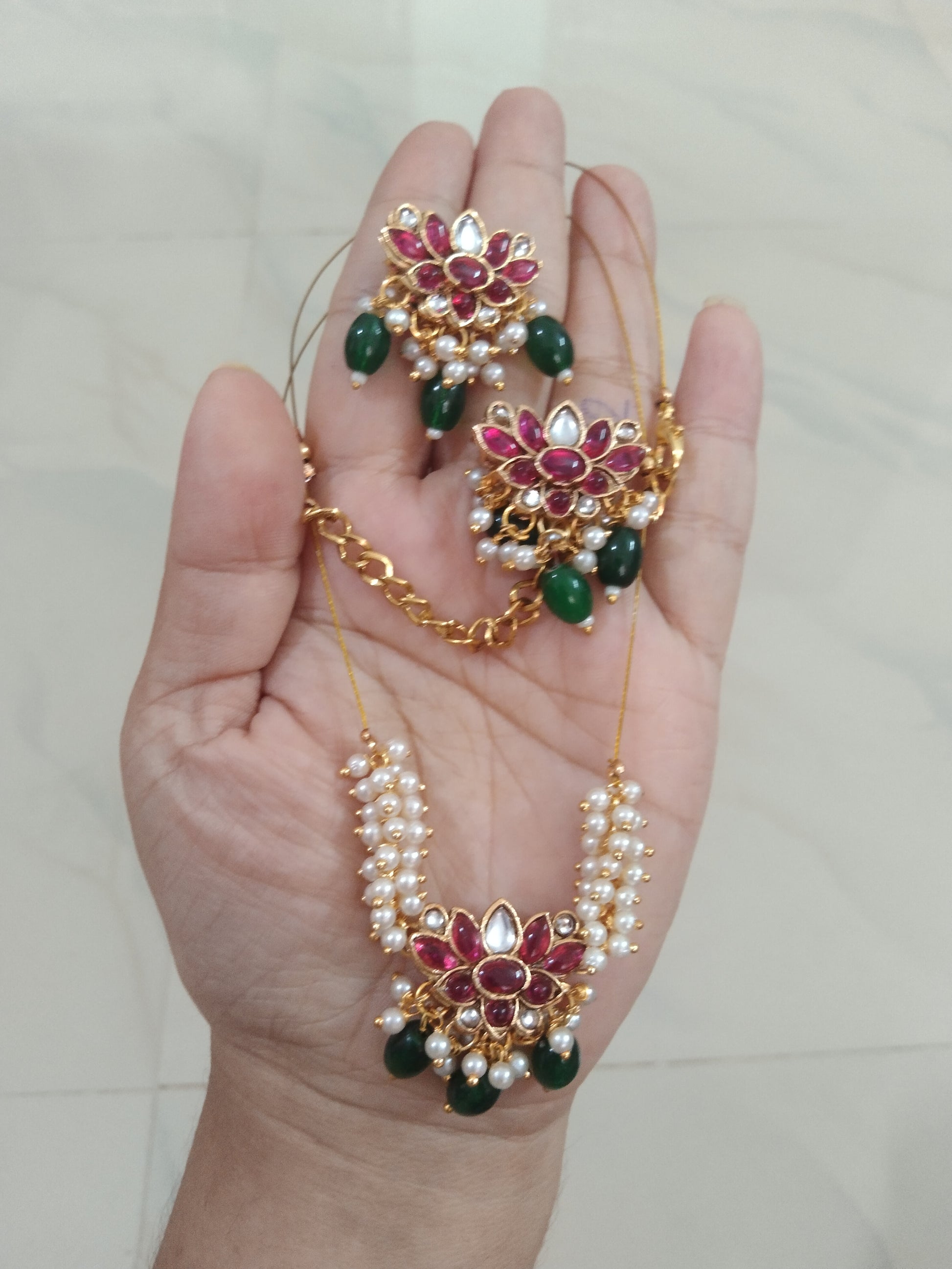 Lotus Beaded Invisible Chain