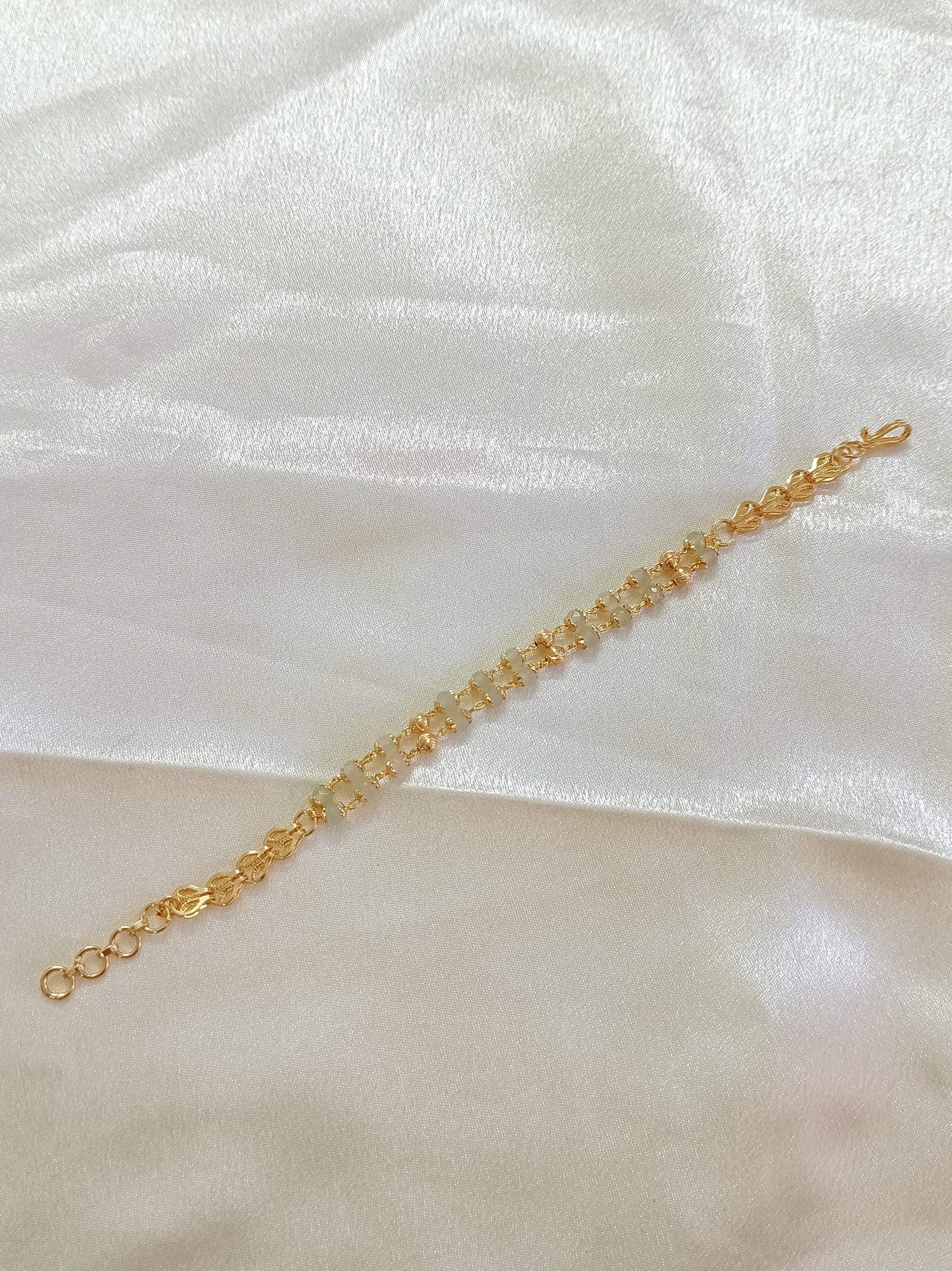 Micro Polish Beaded 2 Layer Bracelet