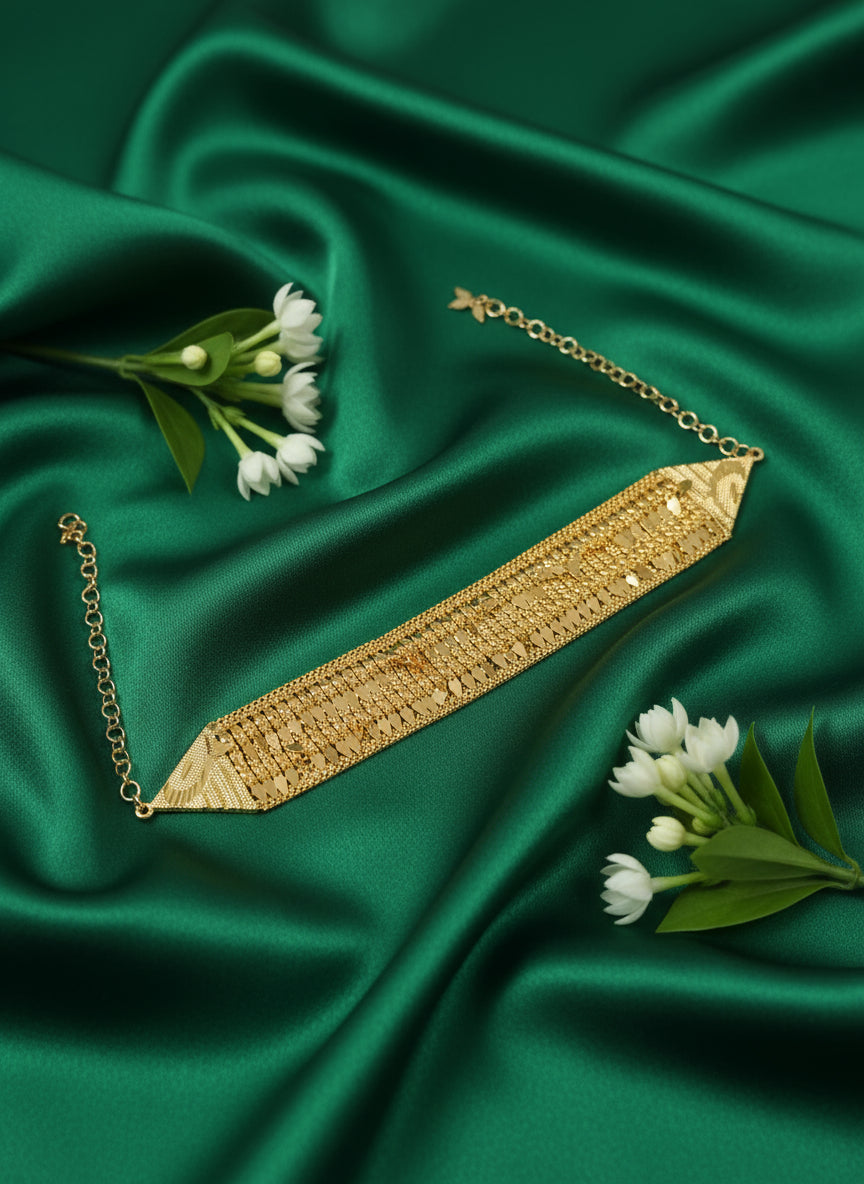Micro Polish Traditional Ilakathali Choker Set