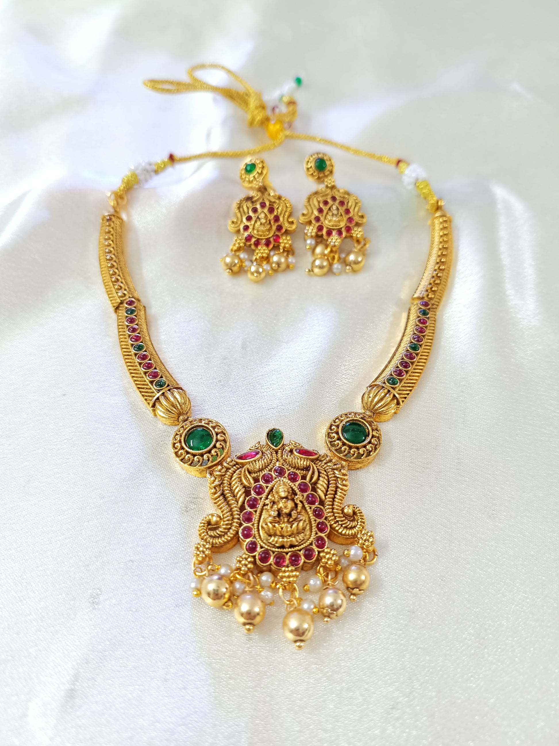 Lakshmi Hasli Necklace Set V2