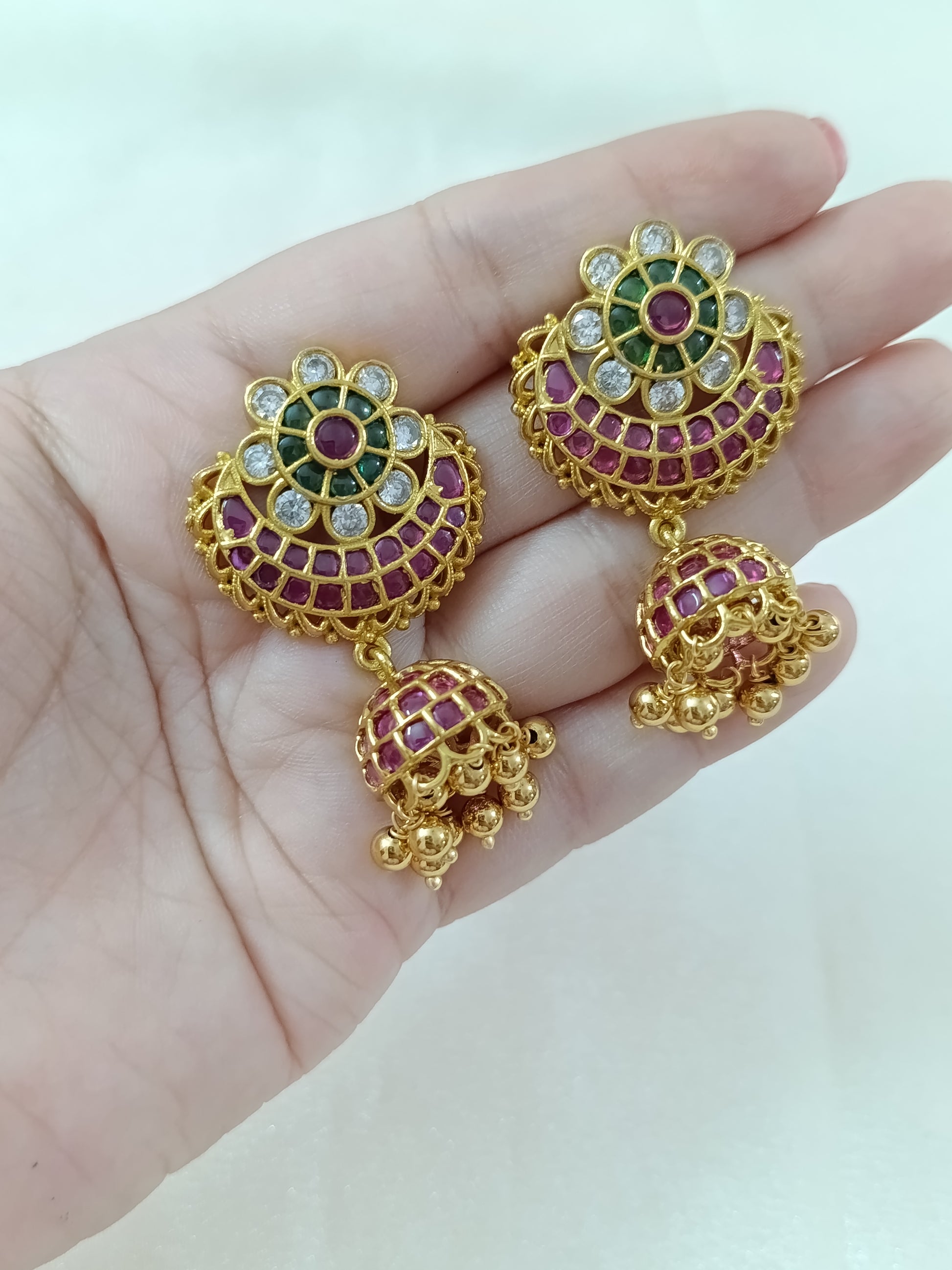 Kemp Fusion Jhumka Earring