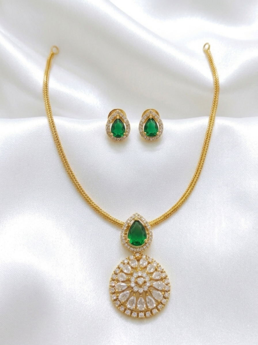 AD Pendant Necklace Set V134