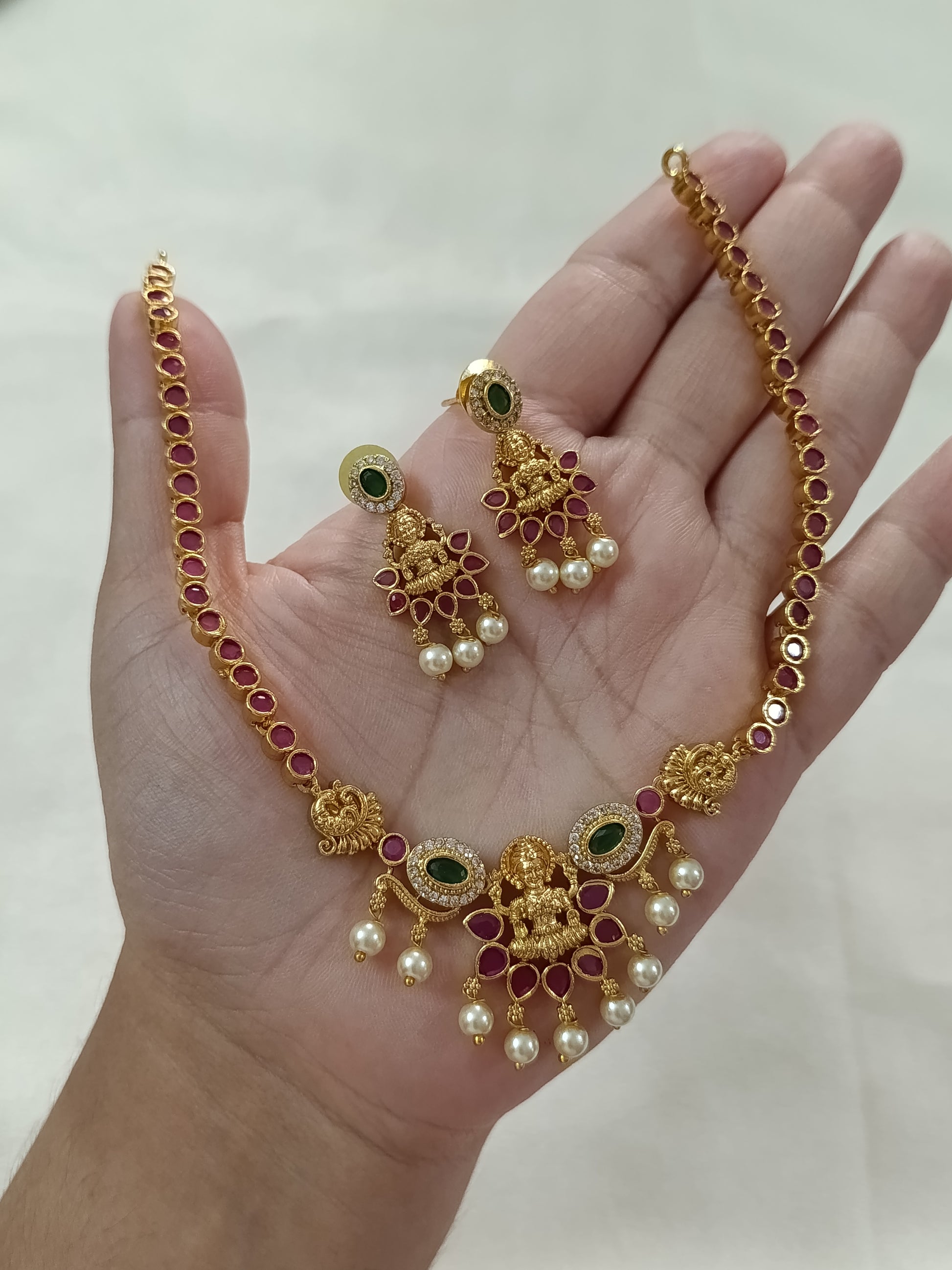 Lakshmi Necklace Set V5