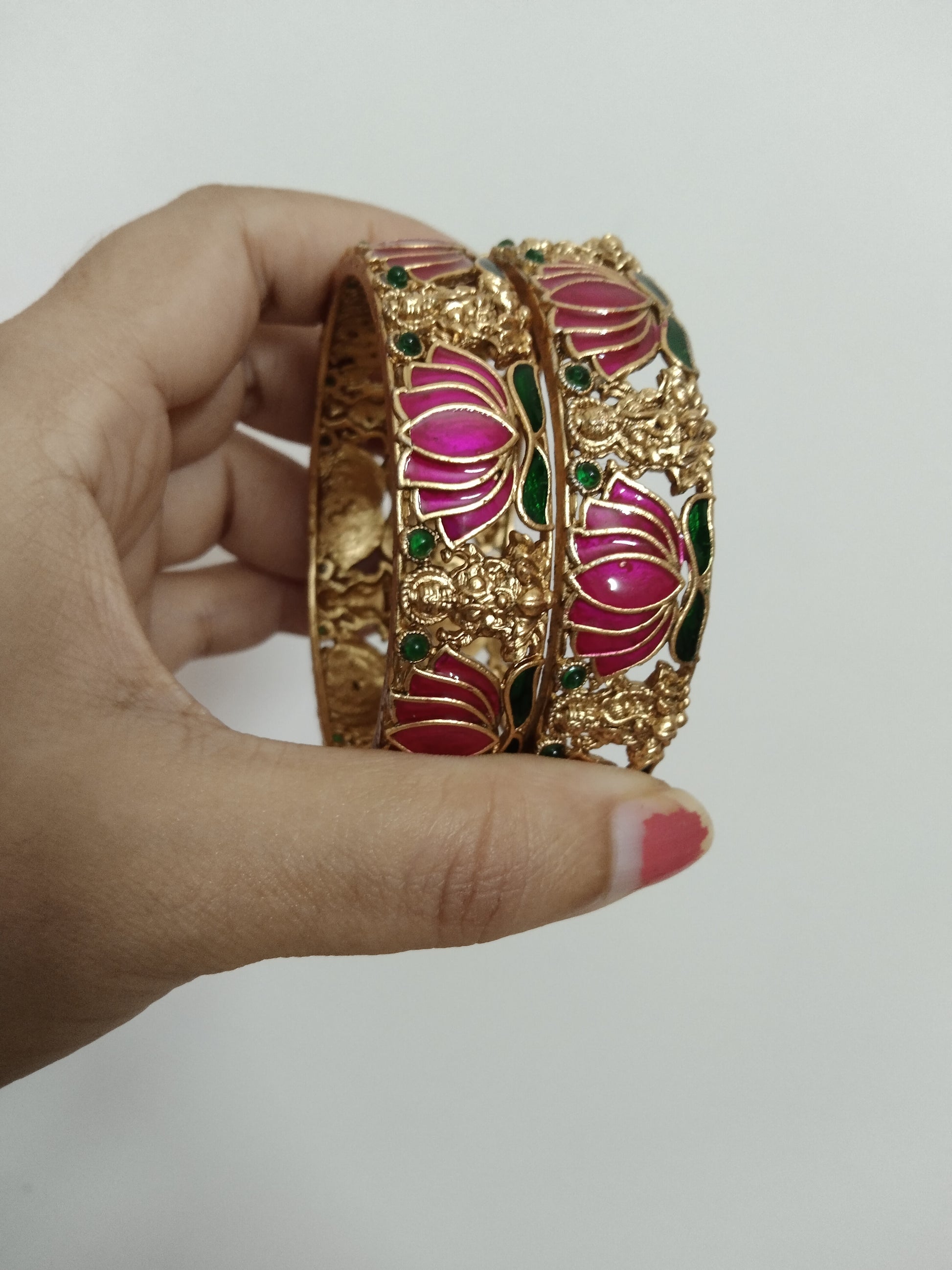 Lotus Bangle Lakshmi V1