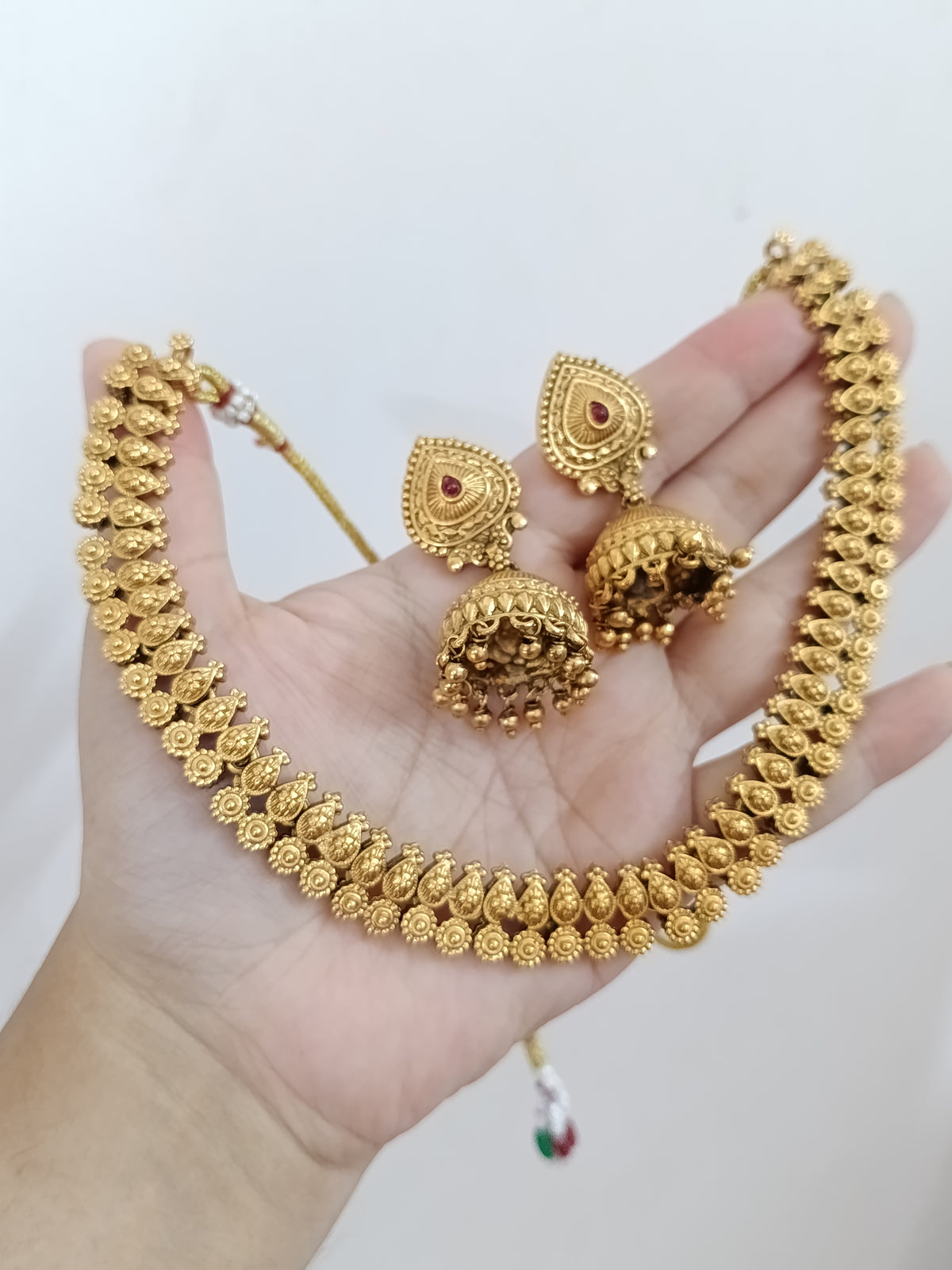 Matte Finish Necklace Set V194