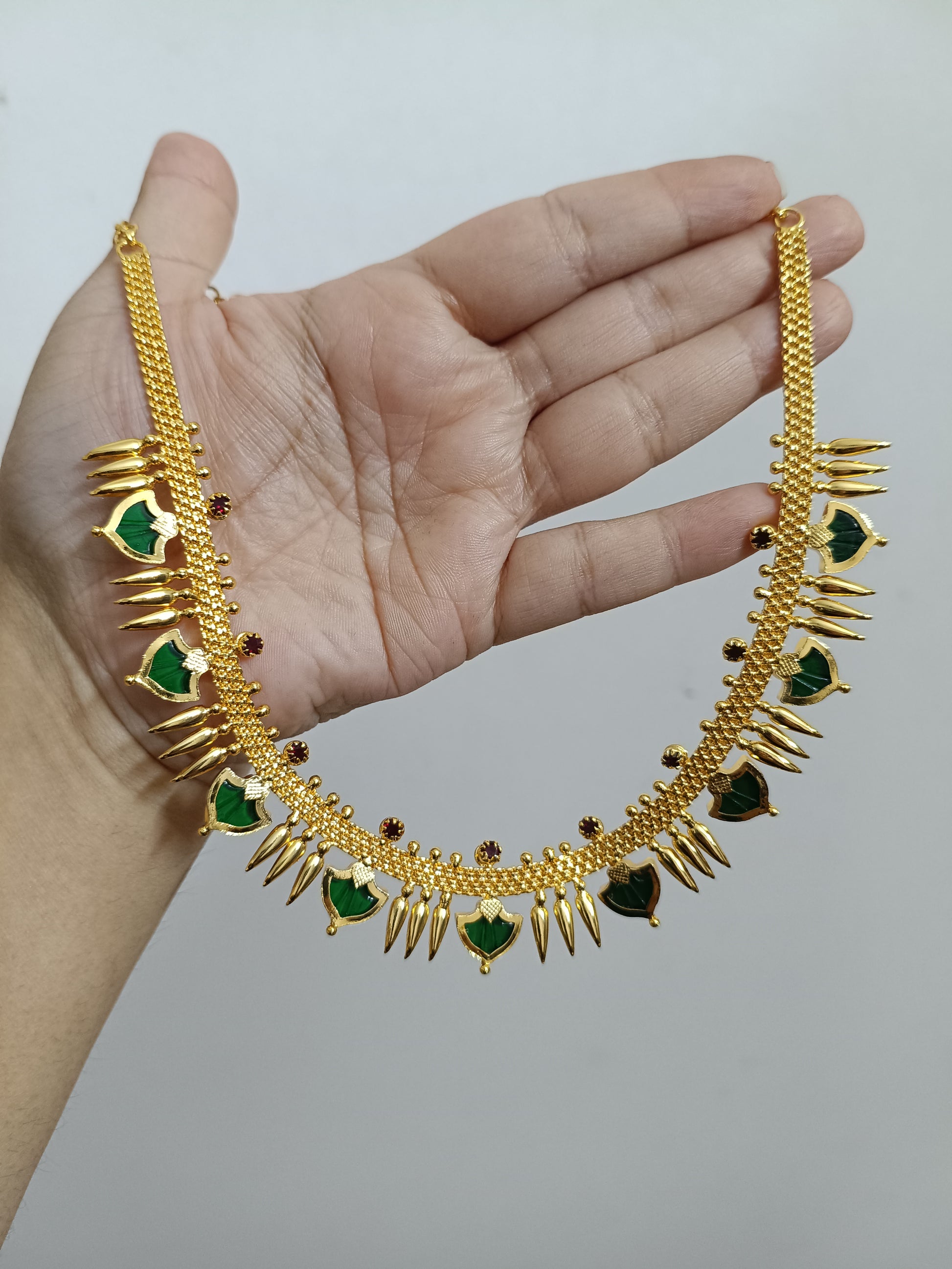 Micro Polish Palakka Mullamottu Necklace
