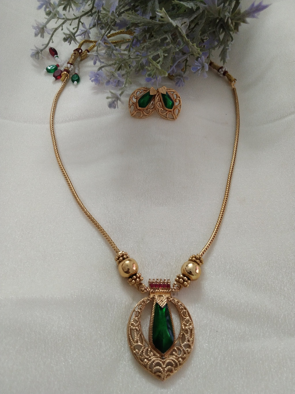 Low Budget Nagapadam Necklace Set V3