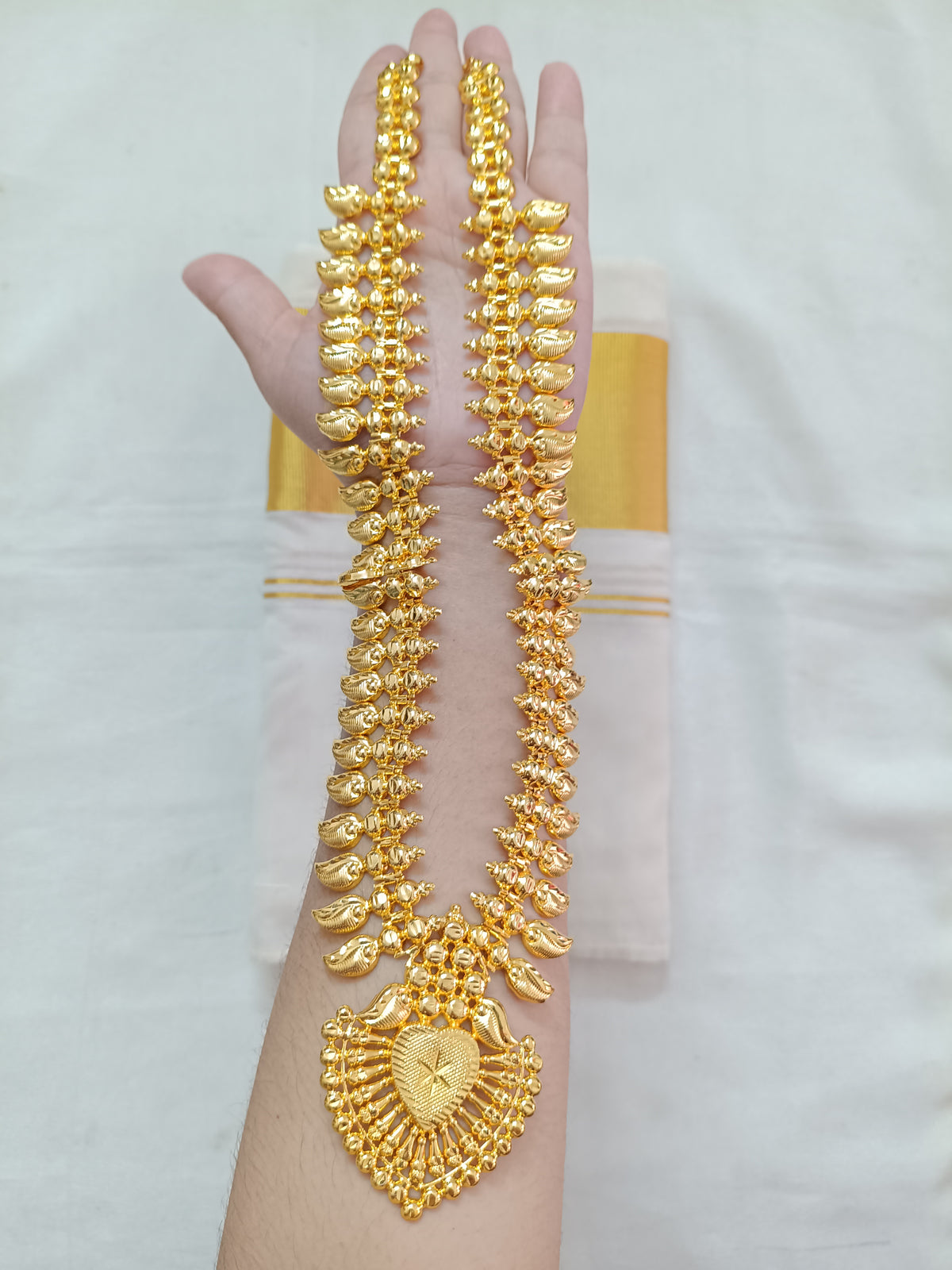 Micro Polish Mango Long Necklace