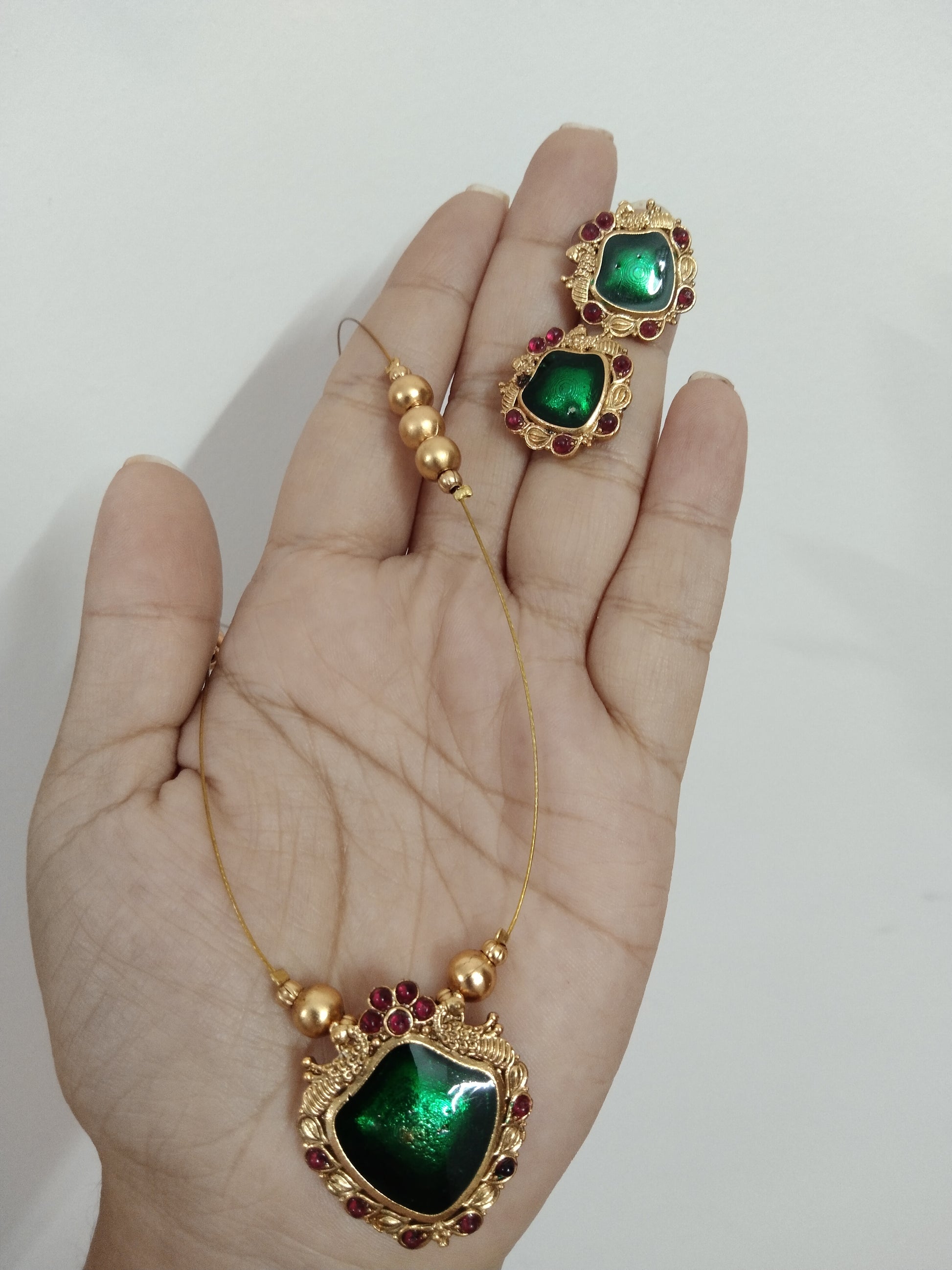 Invisible Palakka Necklace set V1