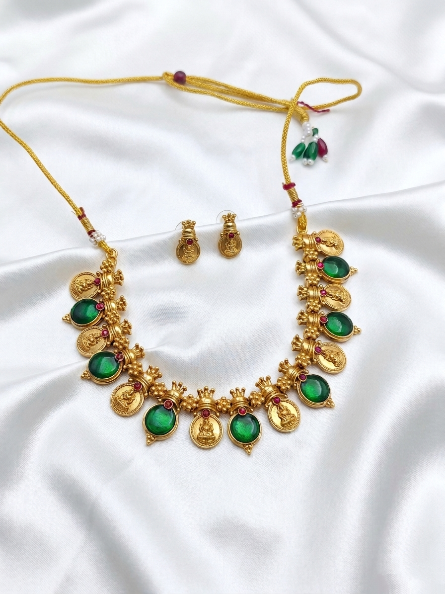 Fusion Palakka Necklace Set V4