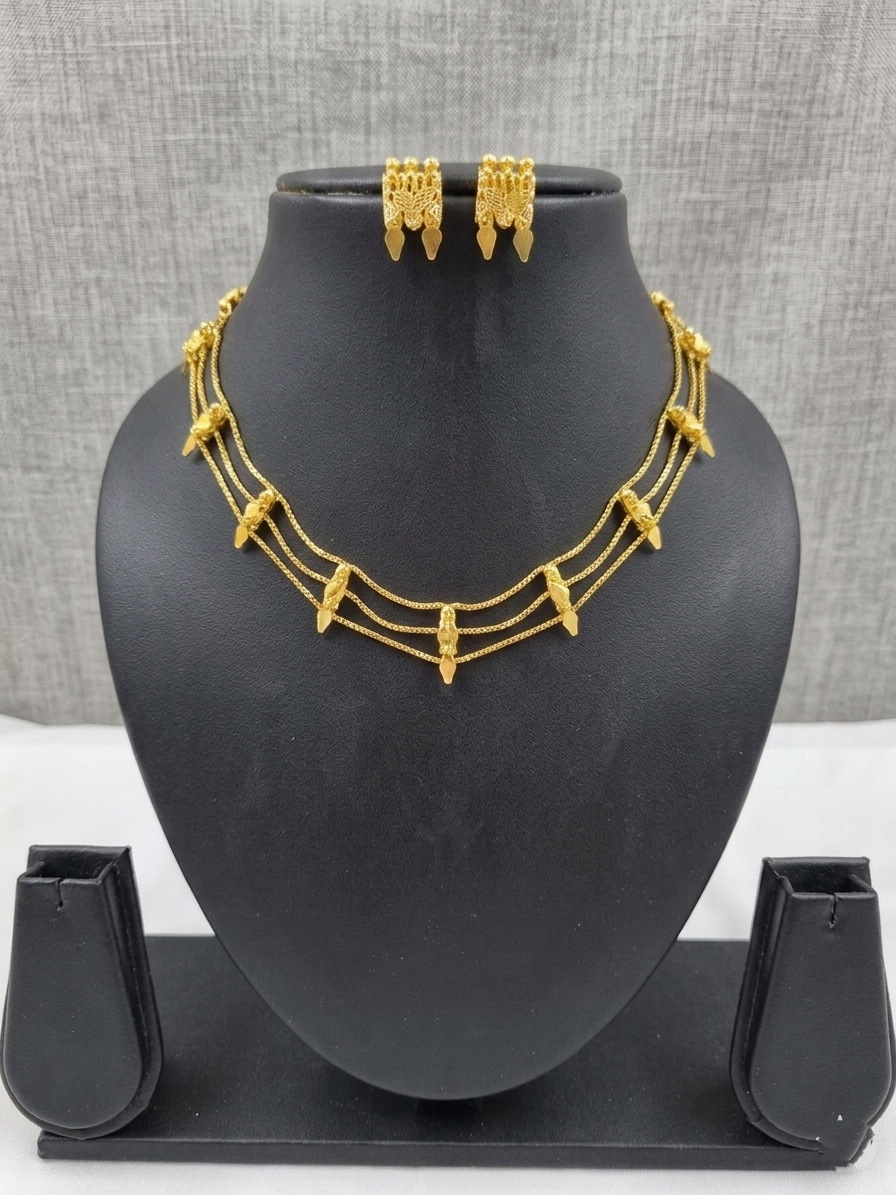 Micro Polish Box Elakathali Choker Set