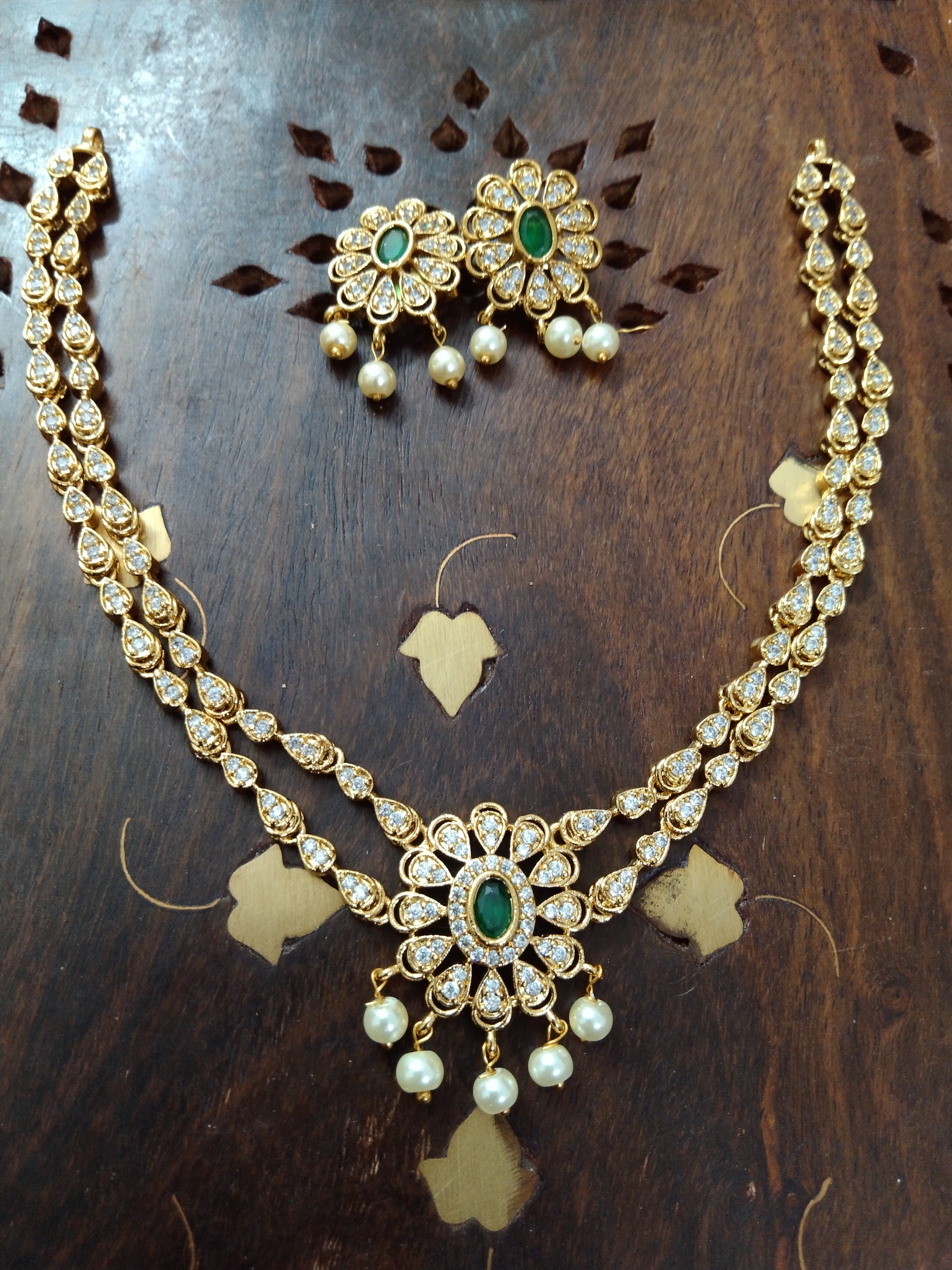 2 Layer AD Necklace Set