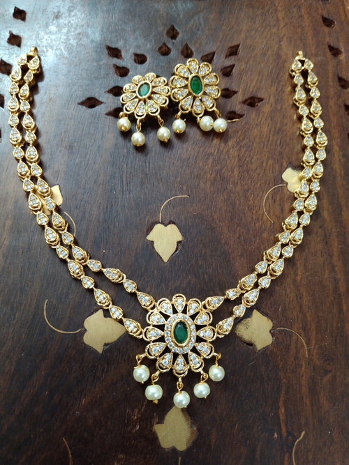 2 Layer AD Necklace Set