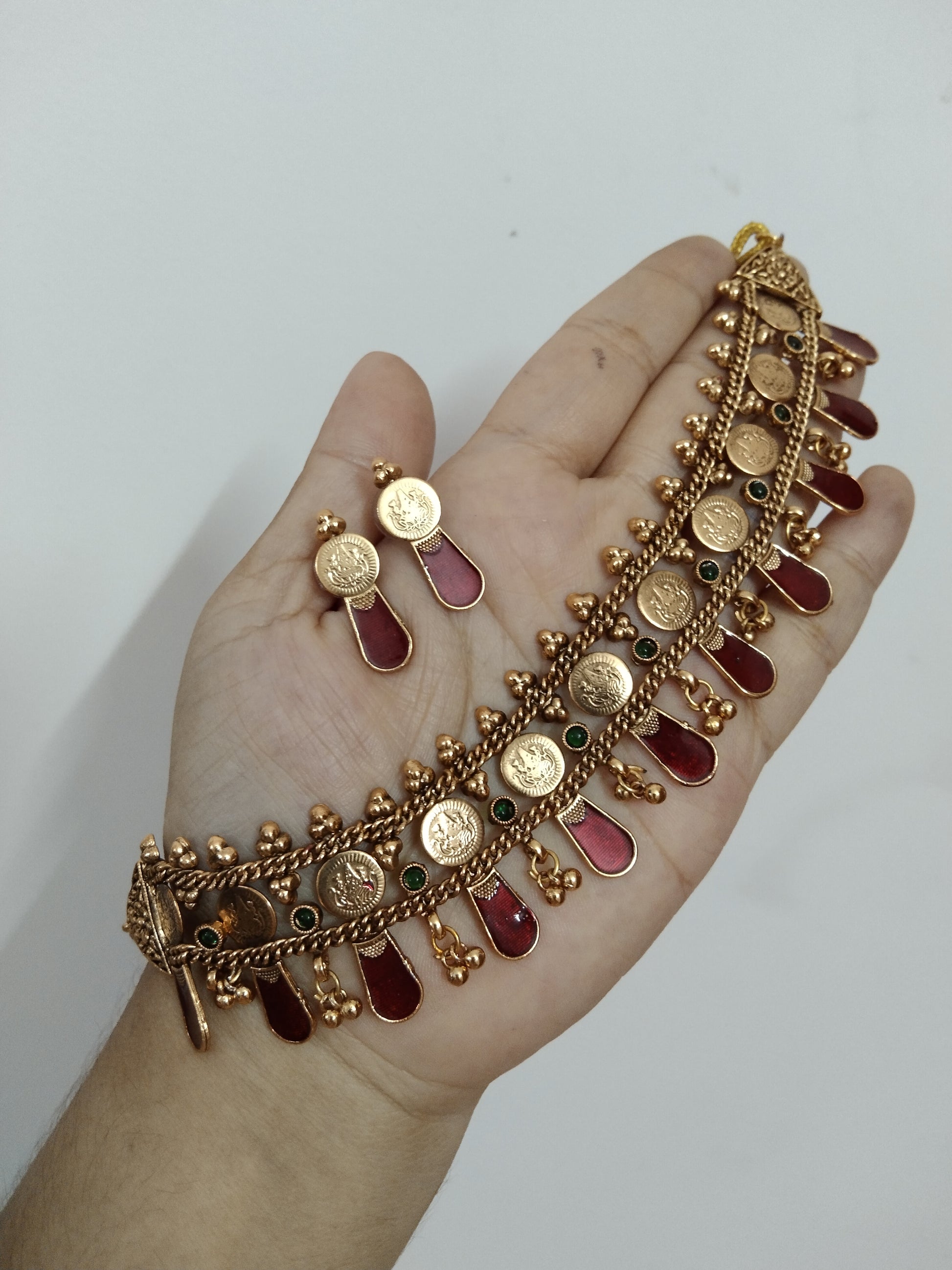 Palakka Coin Choker Set