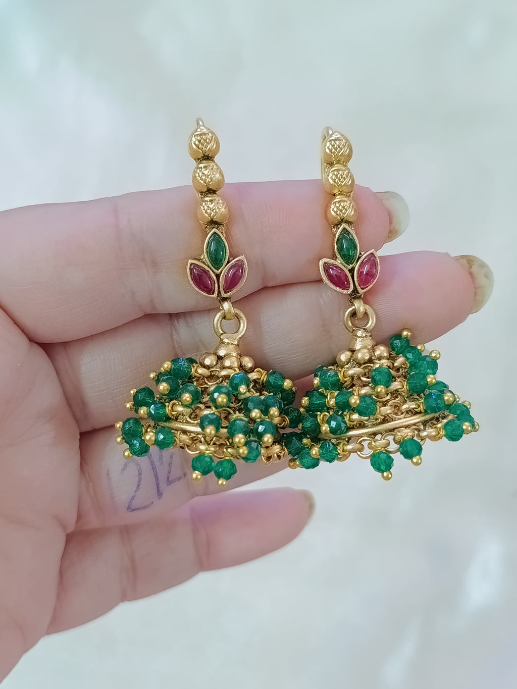Beaded Hook Jhumka
