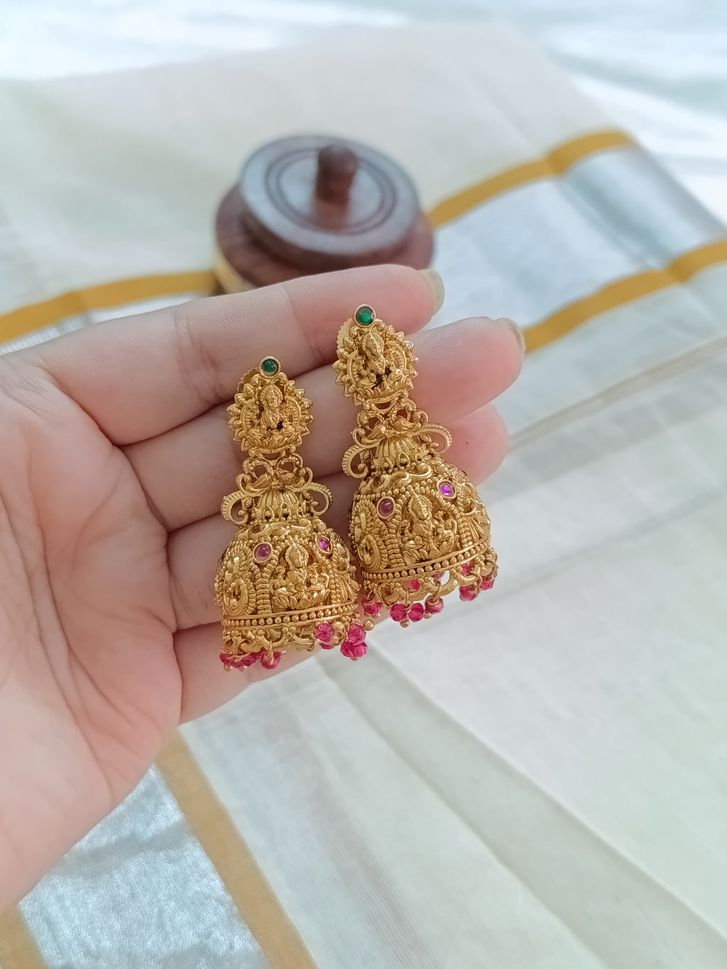 Lakshmi Jhumka Earring V8
