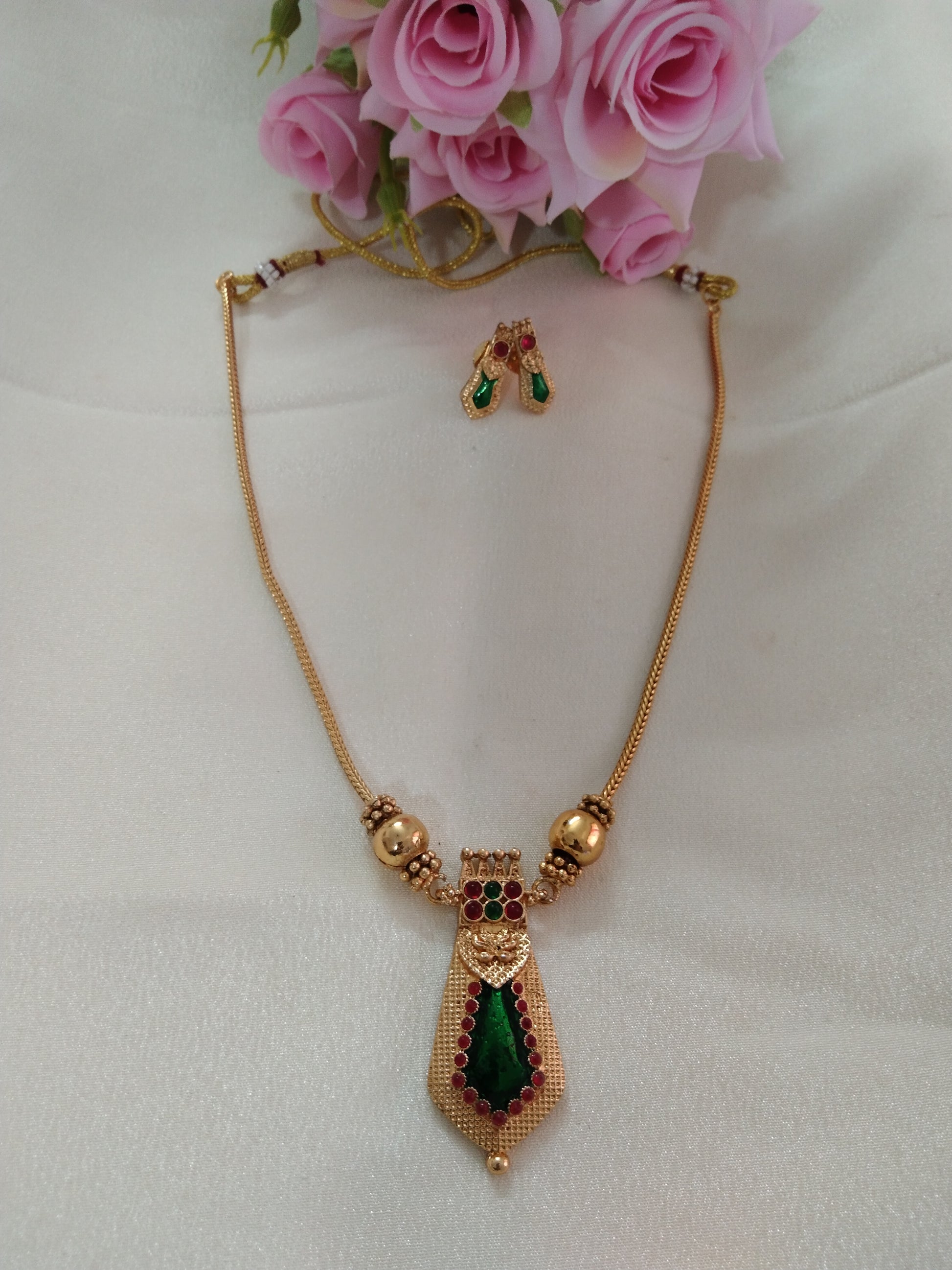 Low Budget Nagapadam Necklace Set V1