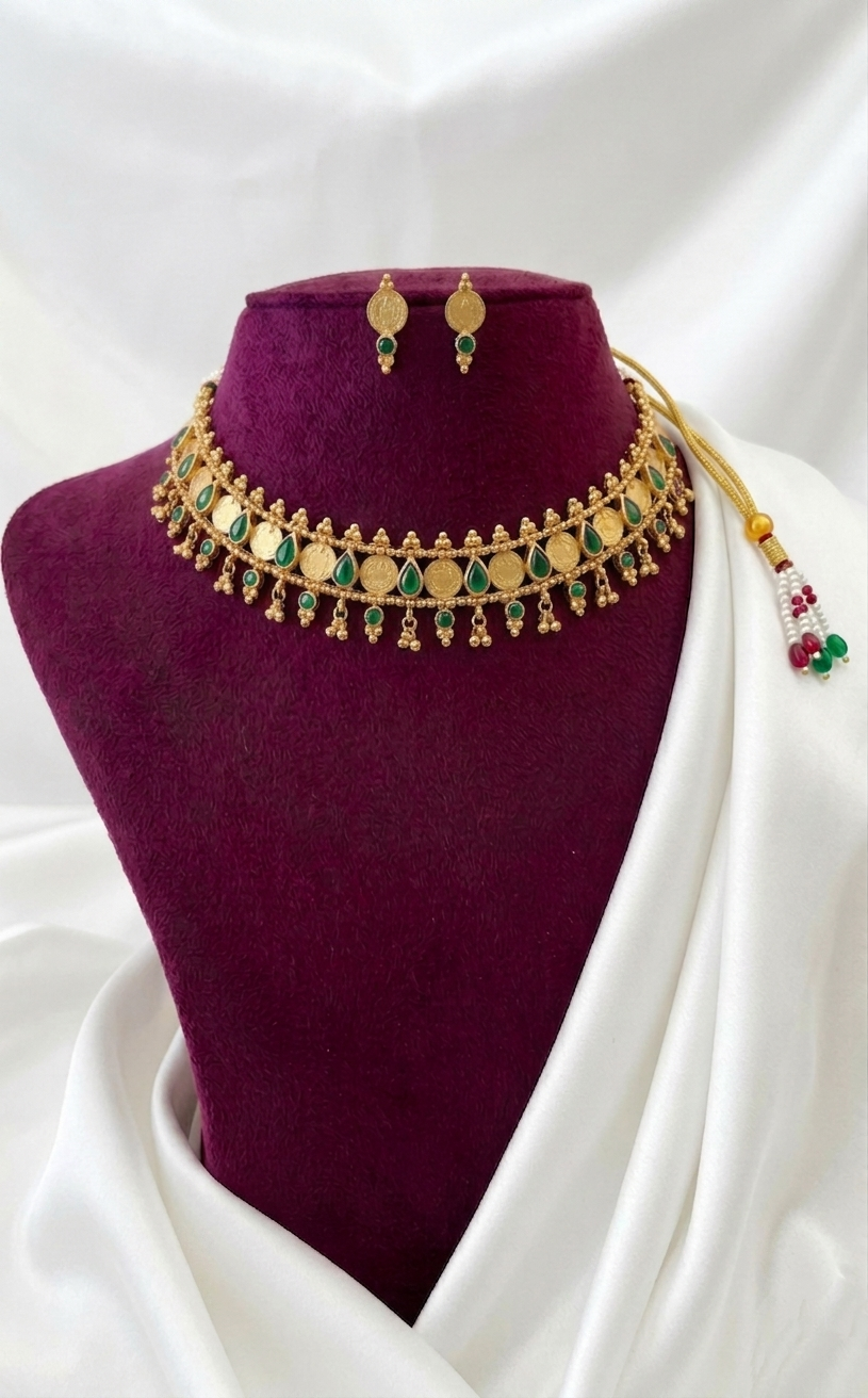 Coin Petal Choker V4