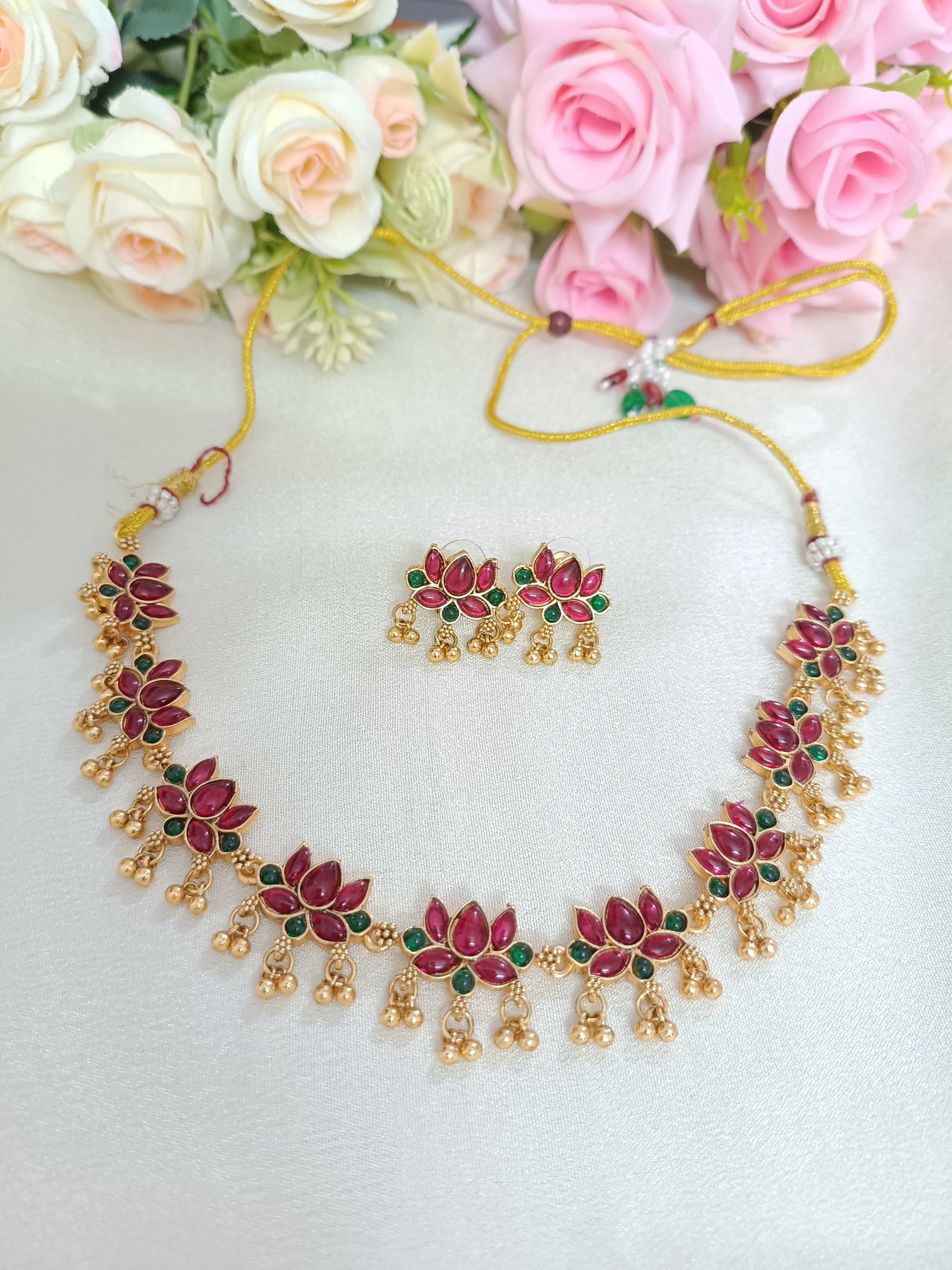 Lotus with Golden Beads V2