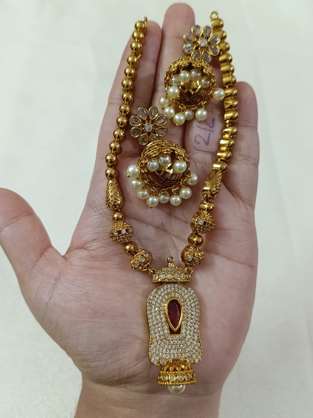 Royal Temple Jewellry Necklace Set