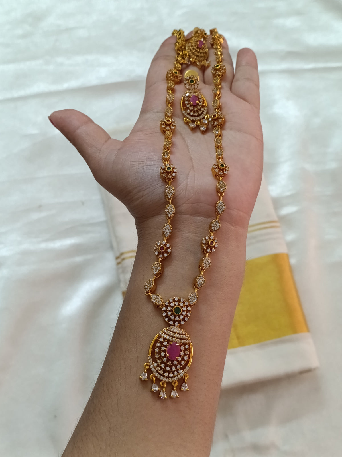 AD Long Necklace Set V5