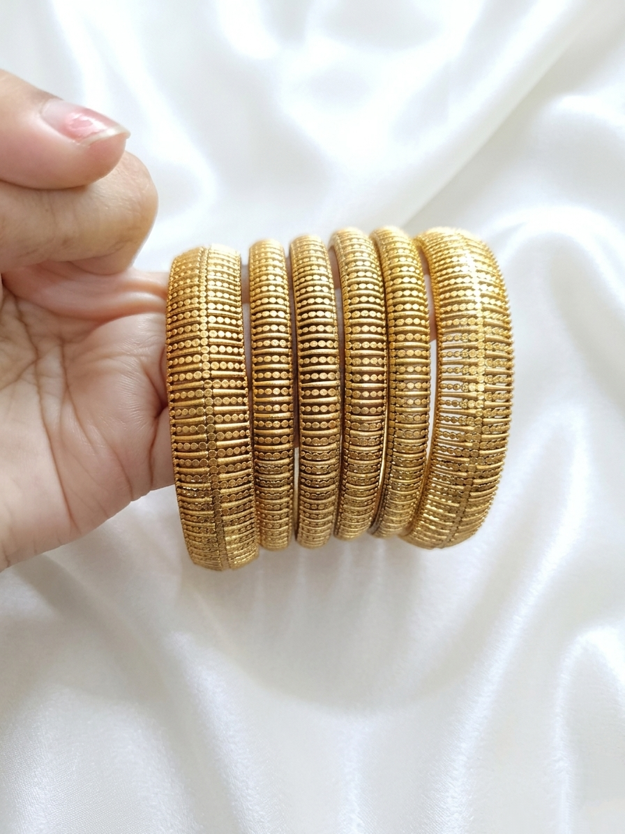 Non Idol Bangle Set of 6 V4