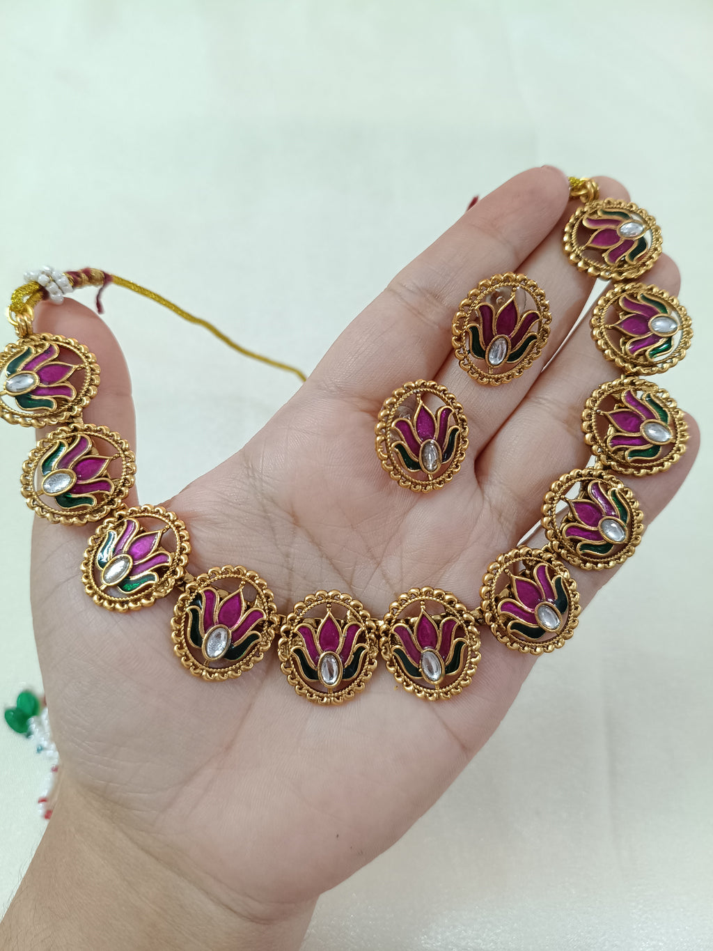 Raj Kamal Necklace Set
