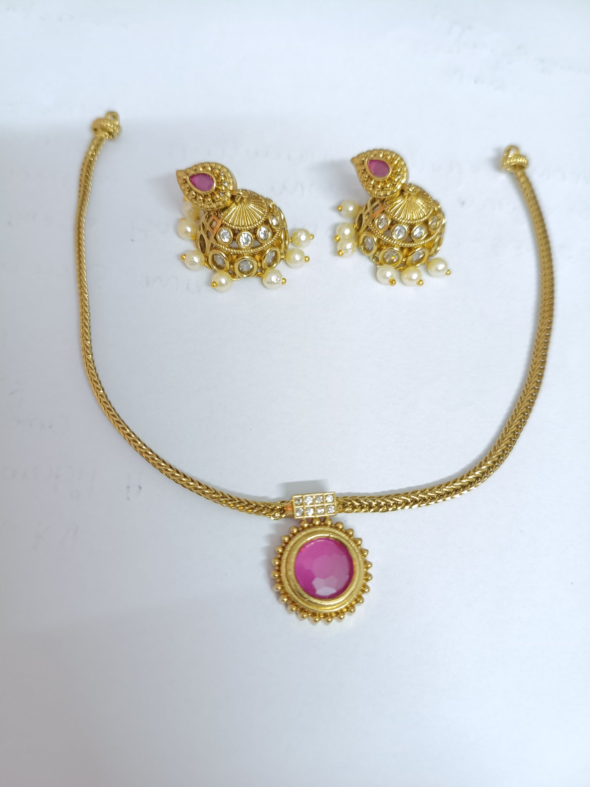 Round Palakka Necklace set V2