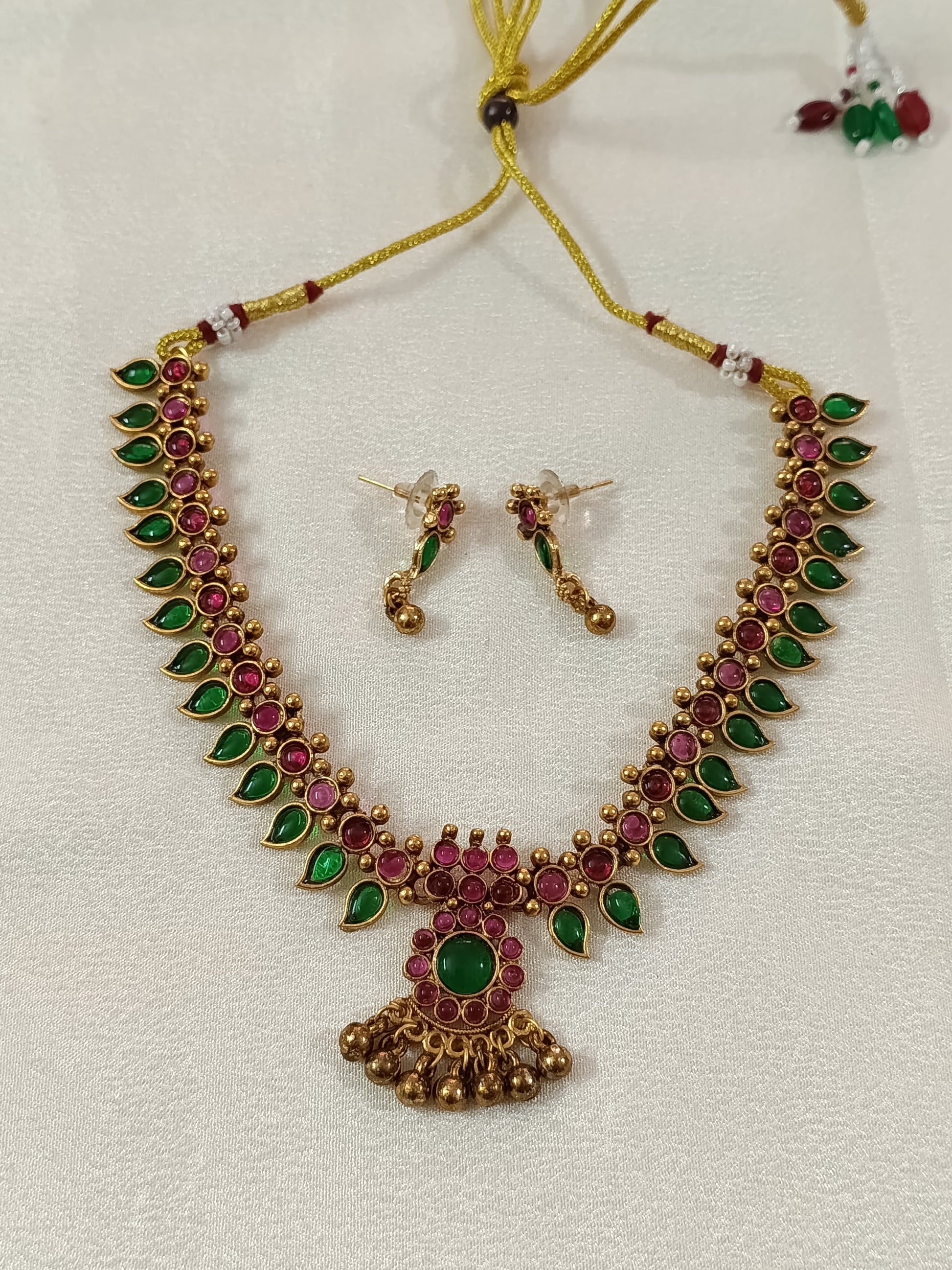 Multi Mullamottu Necklace set V2