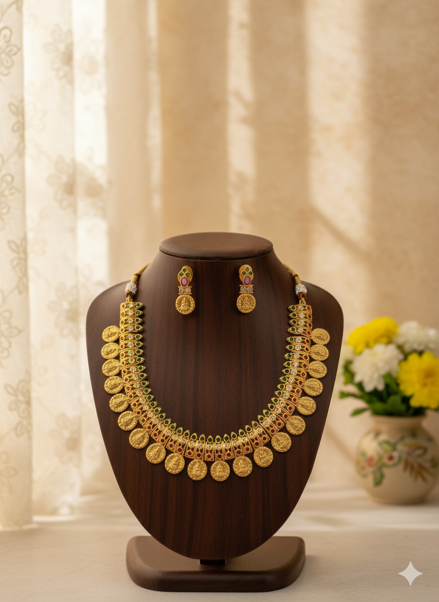 Lakshmi Coin Necklace V2