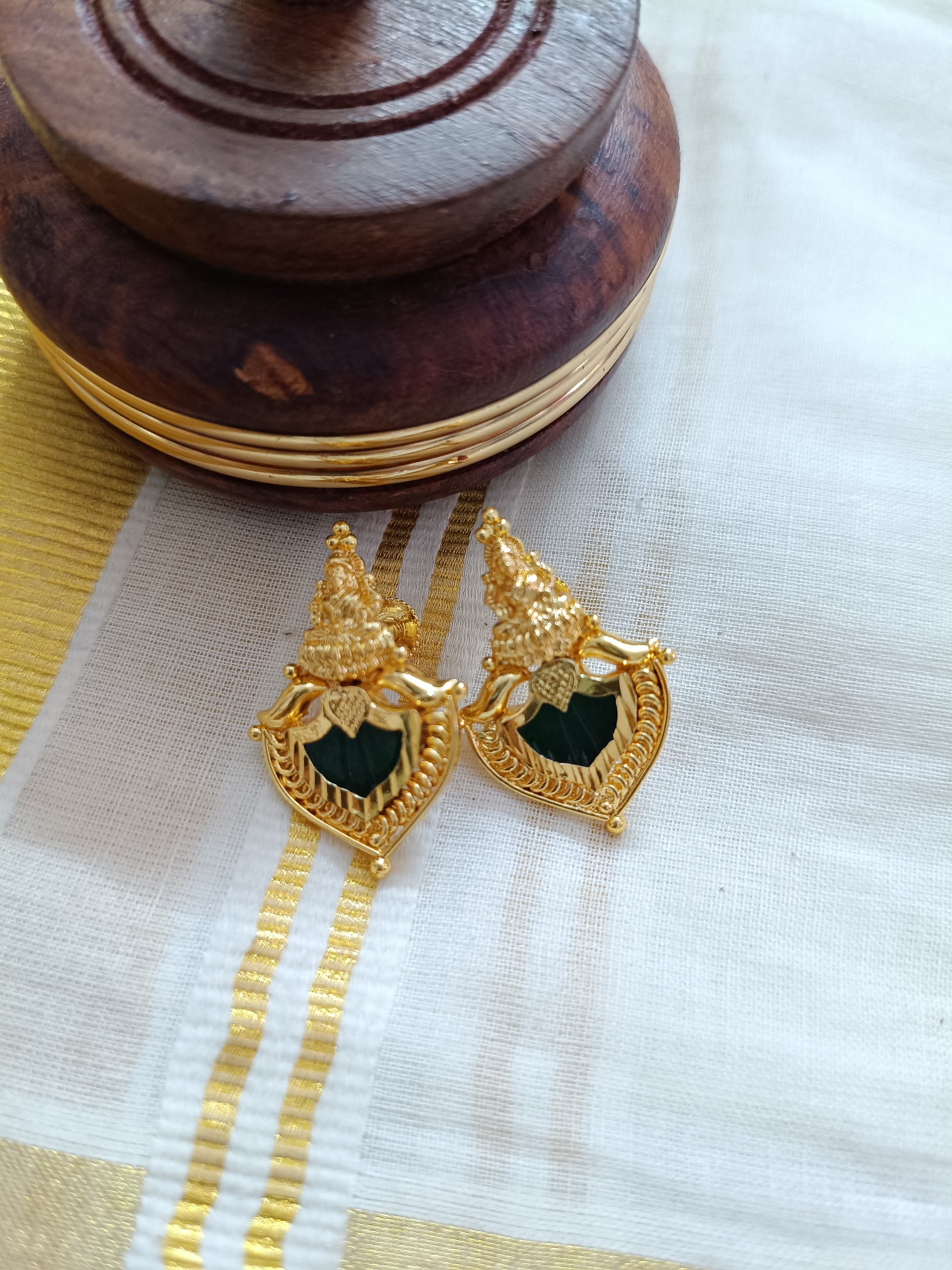 Micro Polish Palakka Lakshmi Earring V2