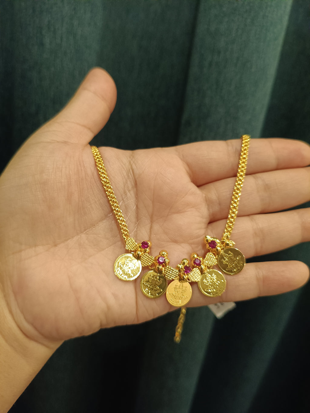 Micro Polish 5 Coin Necklace Set V2