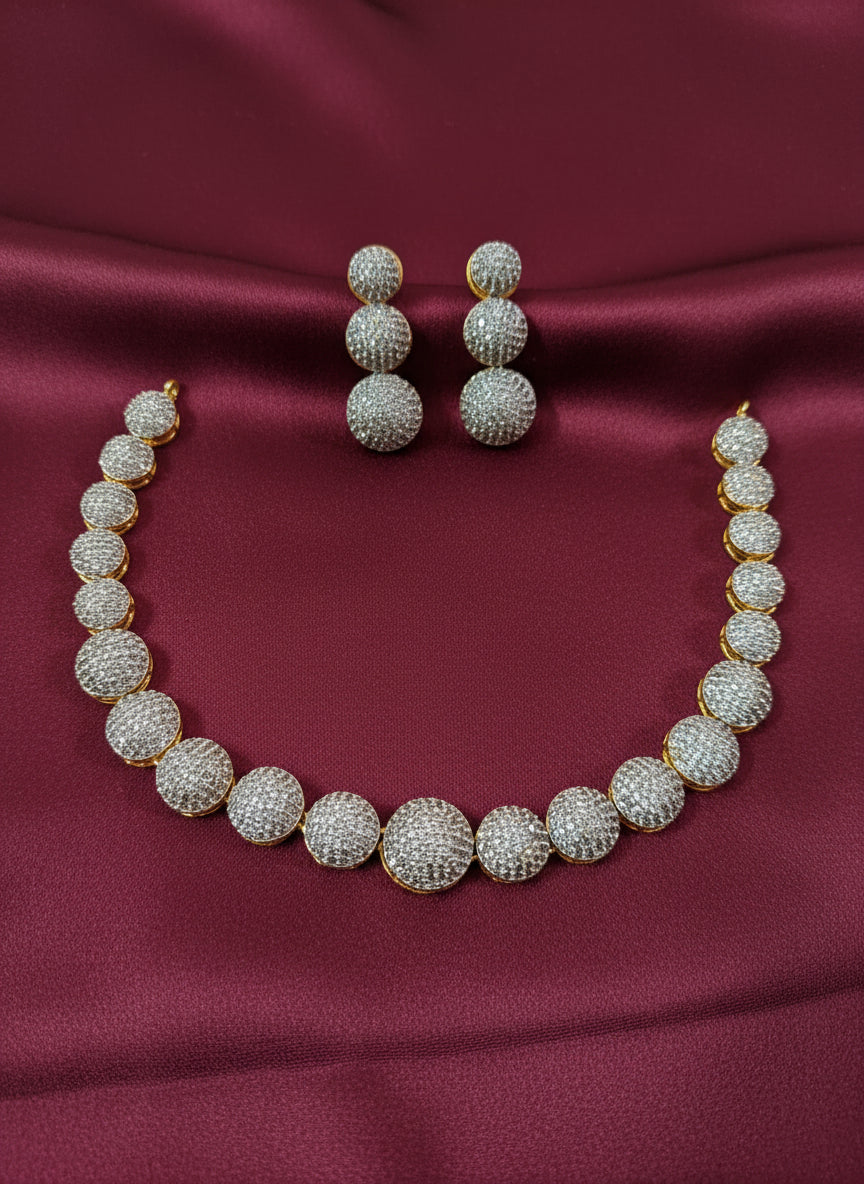 AD Stone Necklace V39