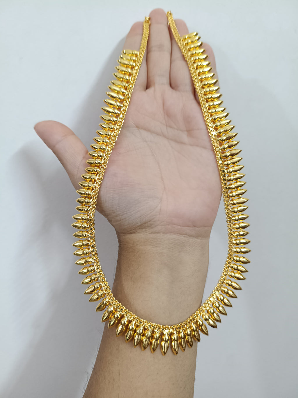 Micro Polish Mullamottu Long Necklace V2